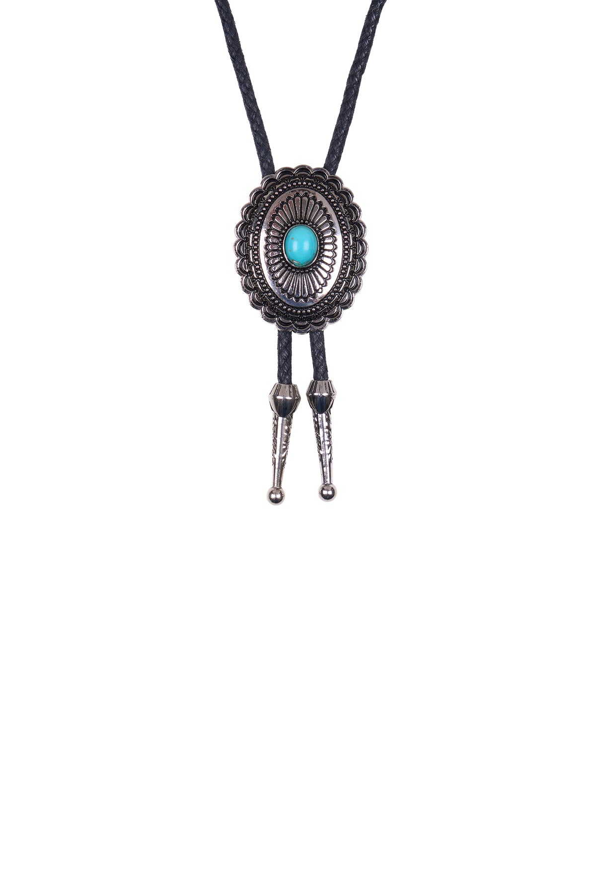Pure Western Turquoise Stone Bolo Tie