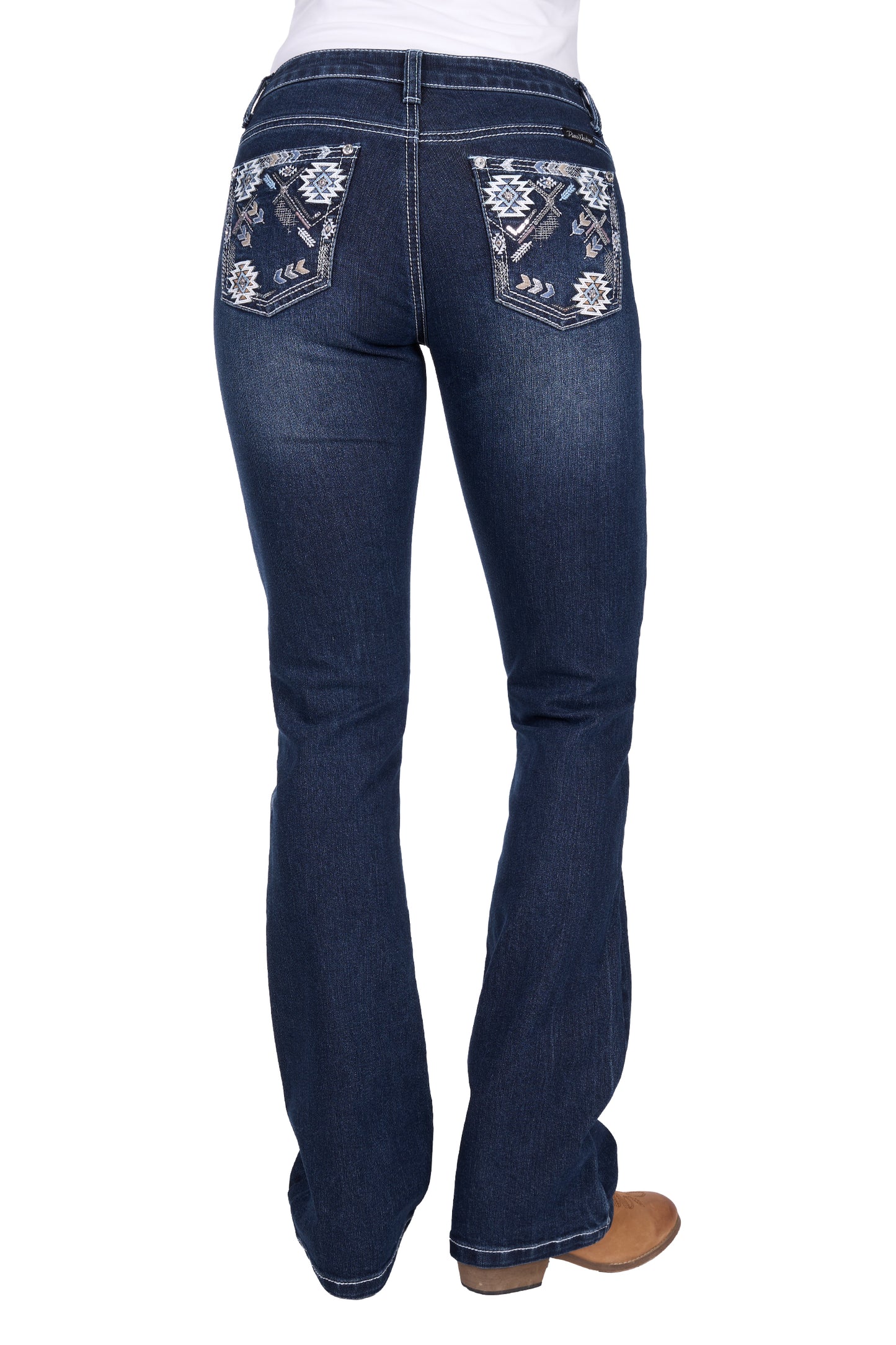 Pure Western Women’s Raven Boot Cut Jean 34” Leg