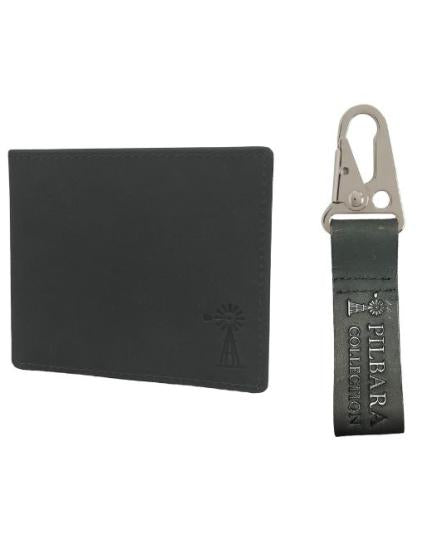 Pilbara Leather Wallet & Keychain