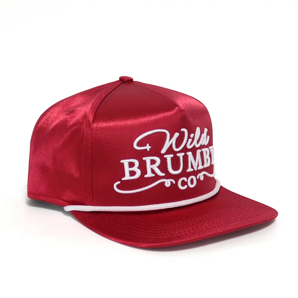 Wild Brumby Co. Penny Satin Trucker Cap - Red