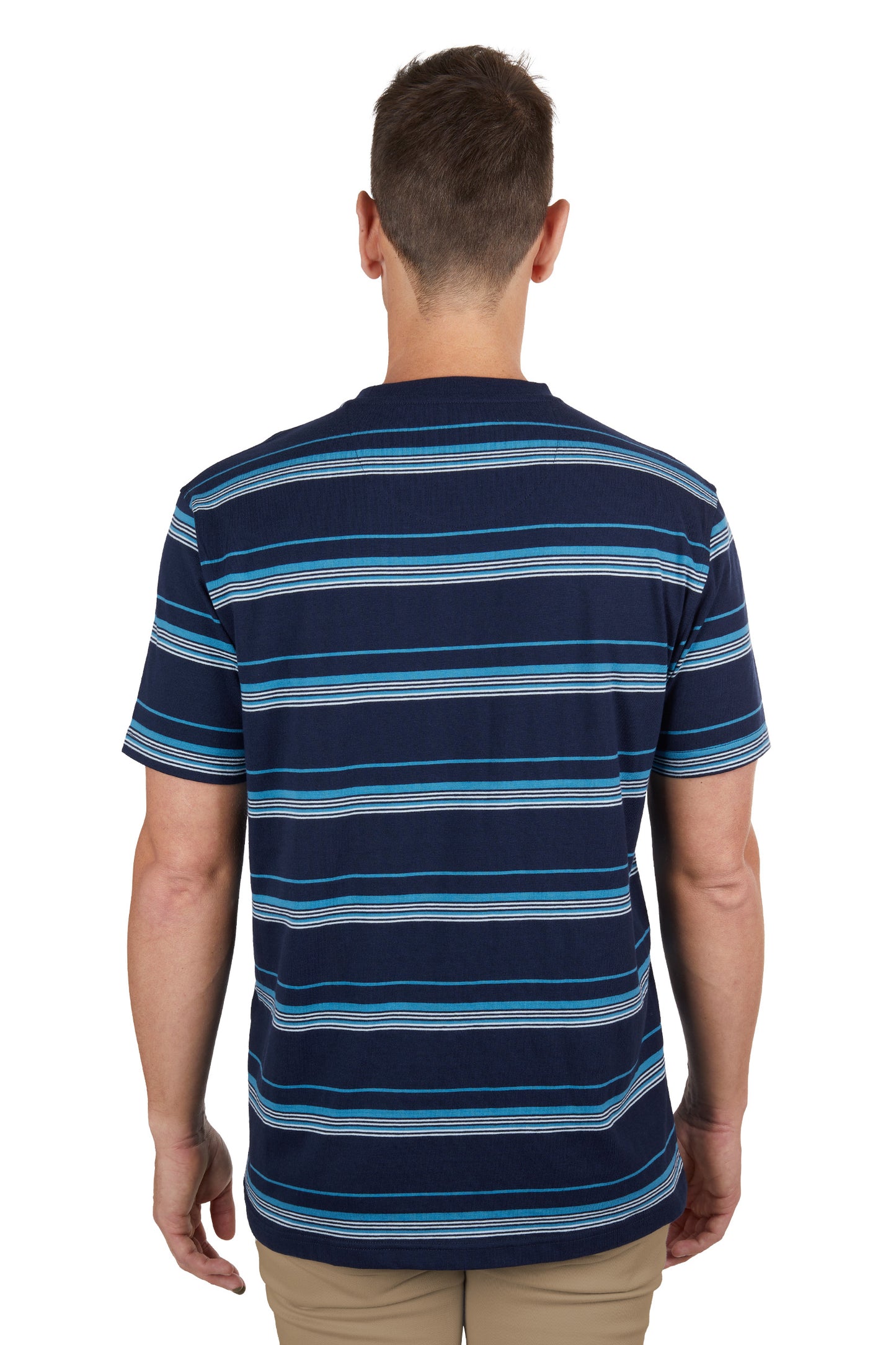 Thomas Cook Men’s Shaun Stripe 1-Pocket Short Sleeve Tee