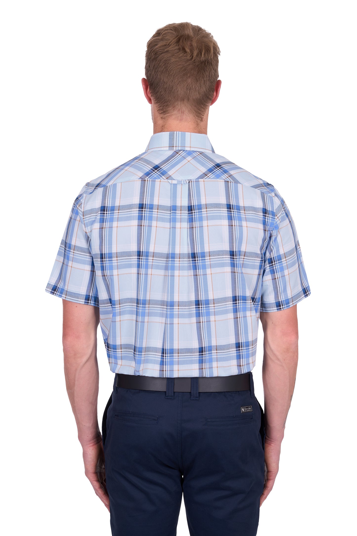 Thomas Cook Men’s Brian Check 2-Pocket Short Sleeve Shirt