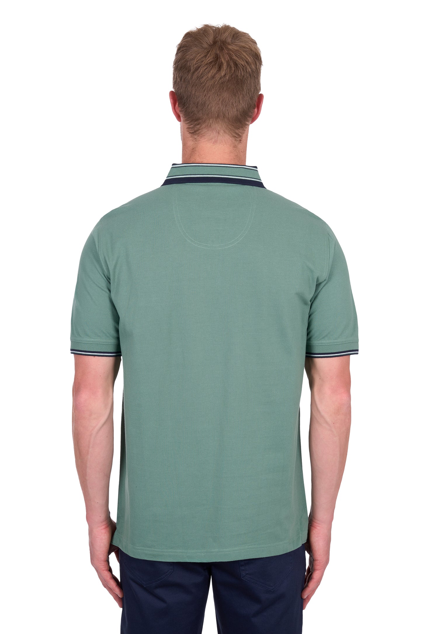 Thomas Cook Men’s Ben Tailored 1-Pocket Short Sleeve Polo - Sage