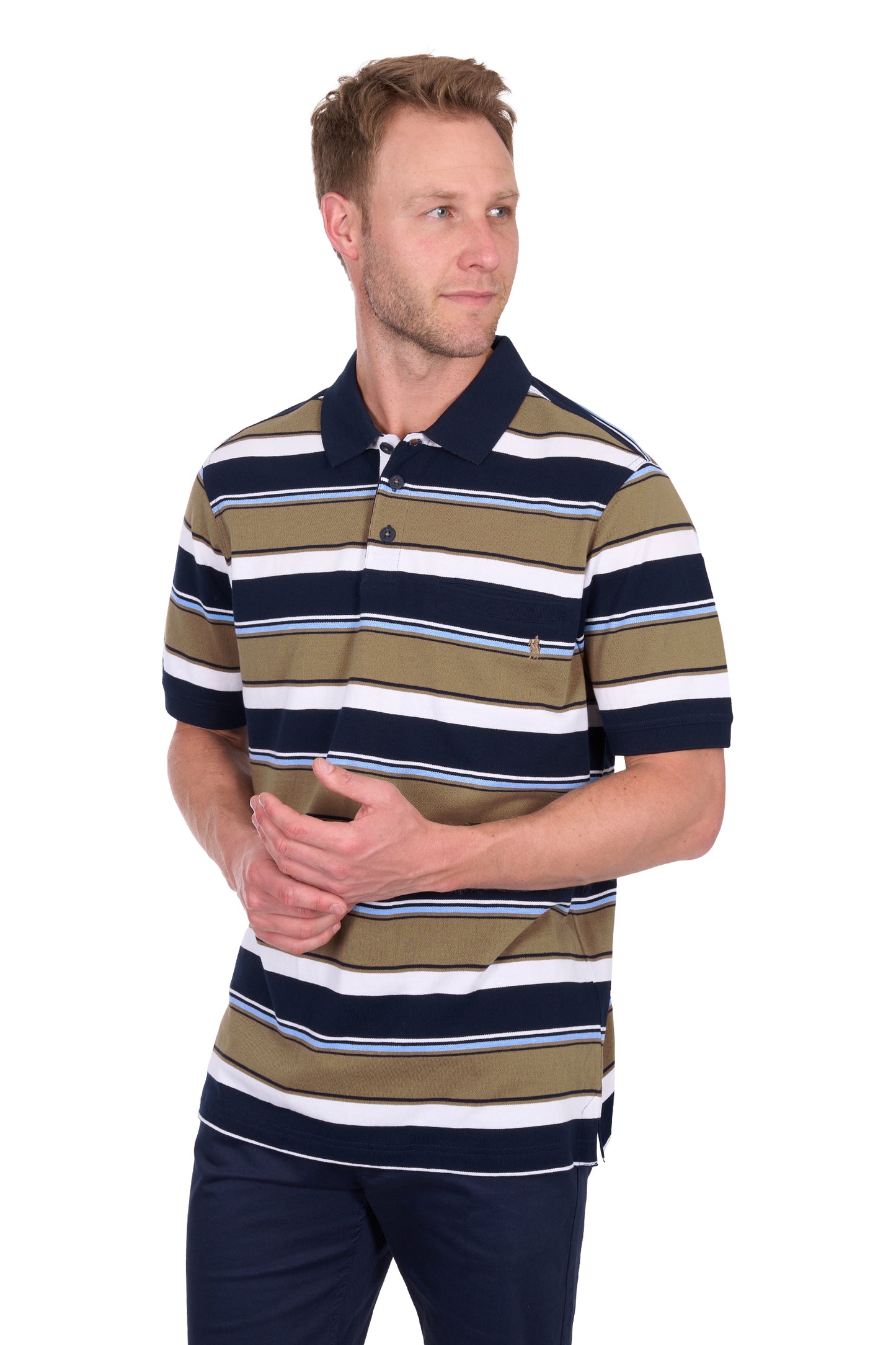 Thomas Cook Men’s Tim 1-Pocket Short Sleeve Polo