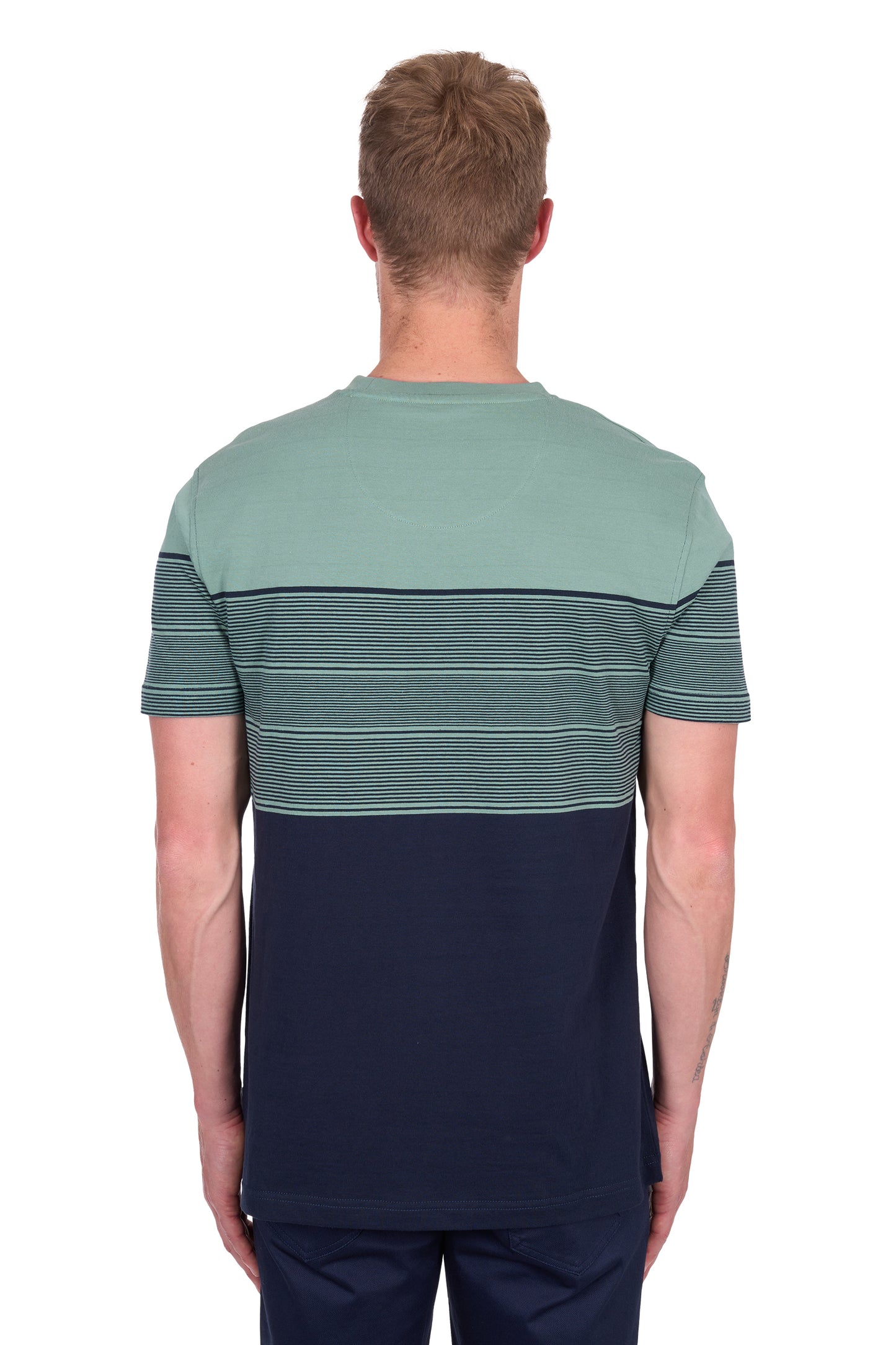 Thomas Cook Men’s Jason Stripe 1-Pocket Short Sleeve Tee