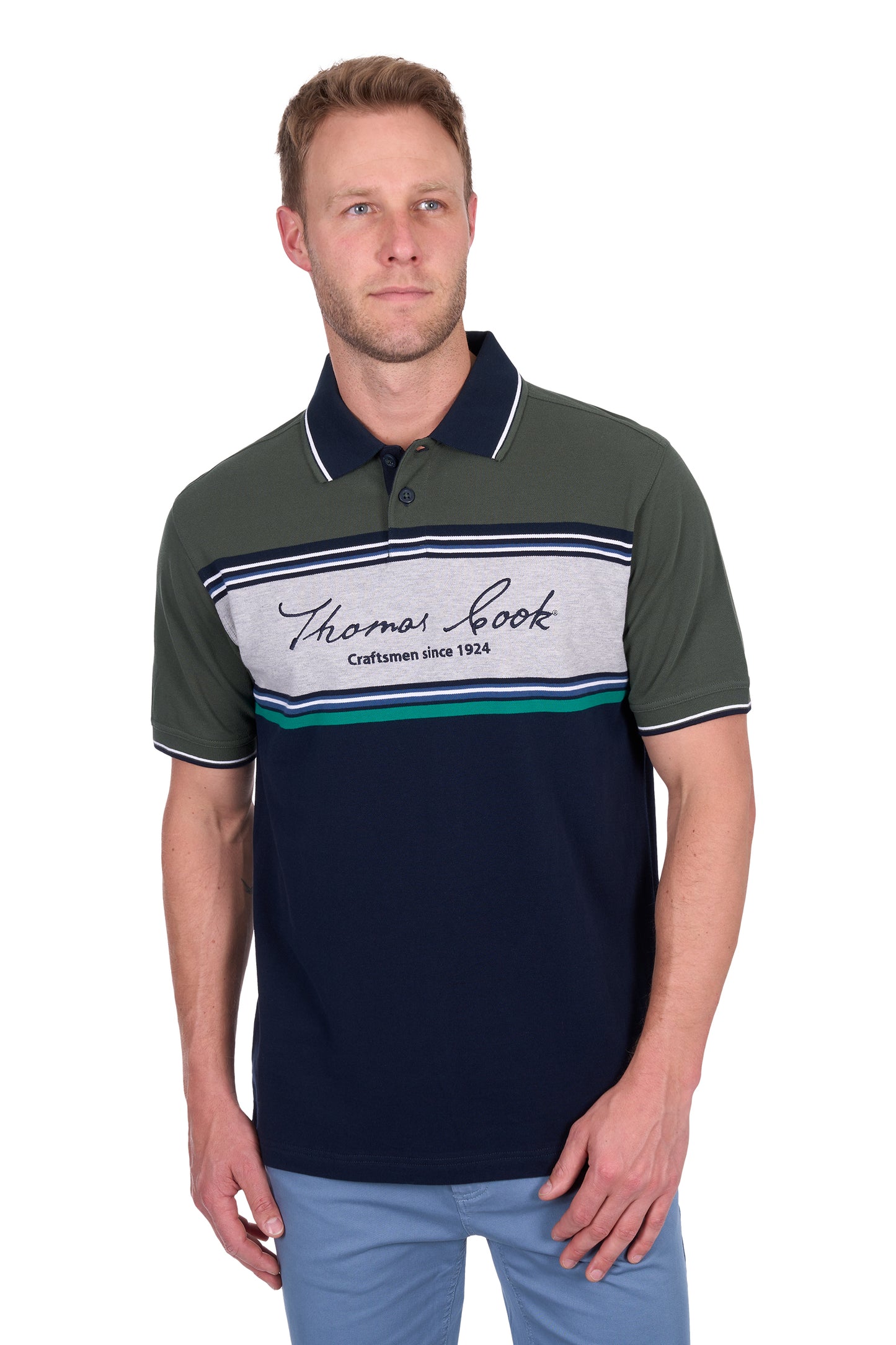 Thomas Cook Men’s Andy Tailored Short Sleeve Polo