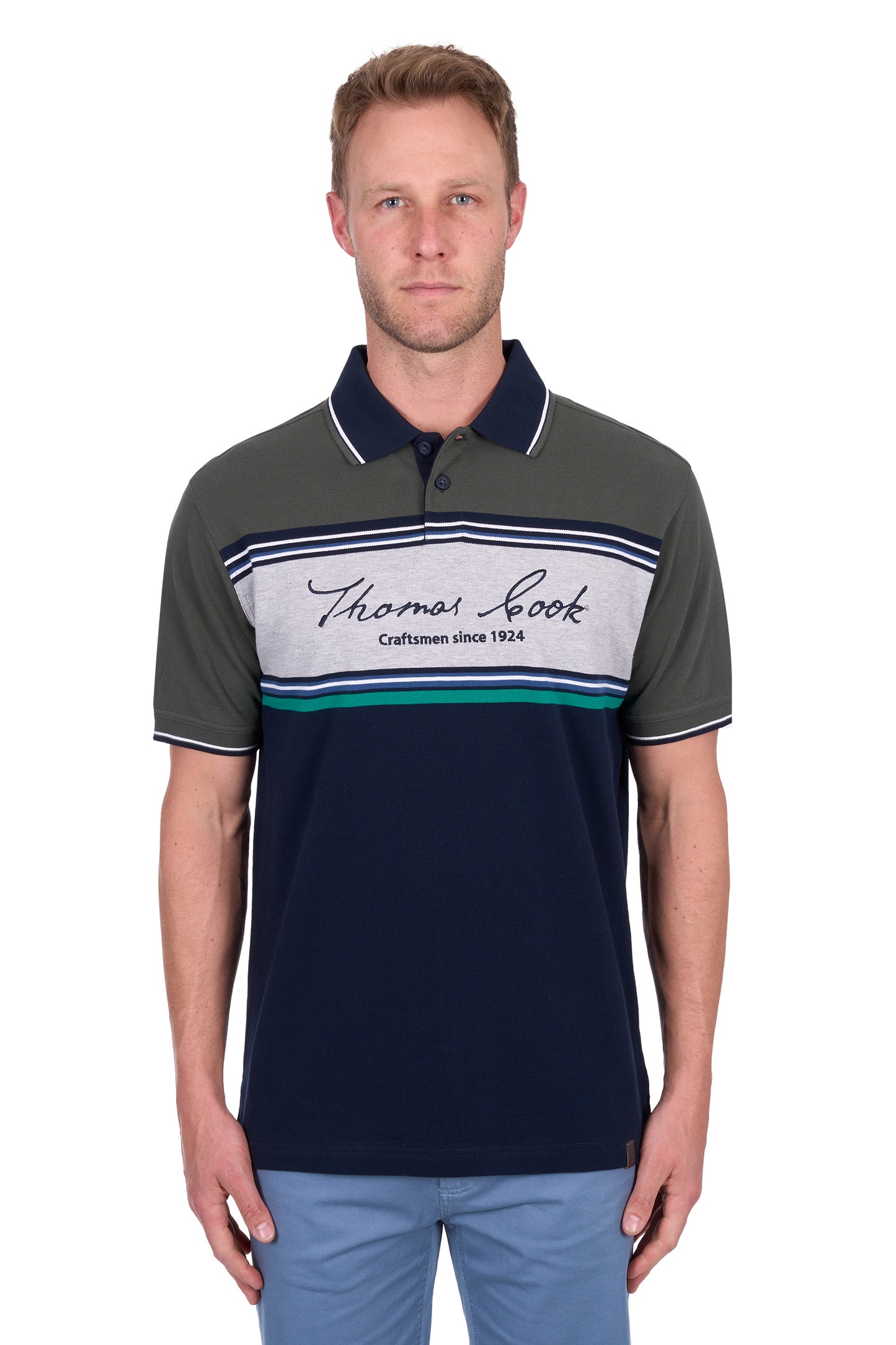 Thomas Cook Men’s Andy Tailored Short Sleeve Polo