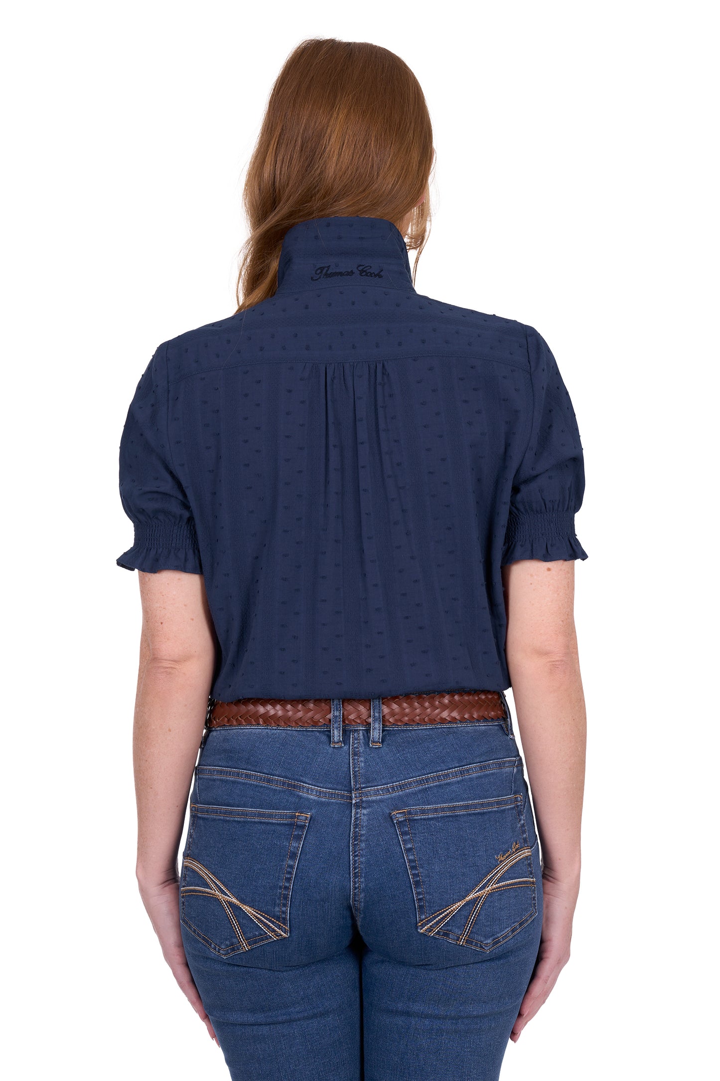 Thomas Cook Womens Imogen Short Sleeve Shirt - Navy