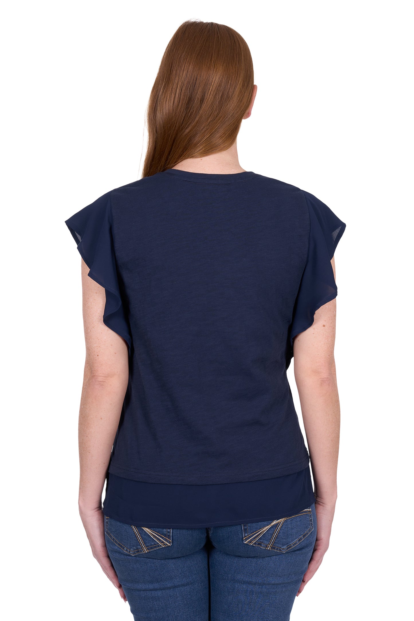 Thomas Cook Women's Mandy Flutter Short Sleeve Tee