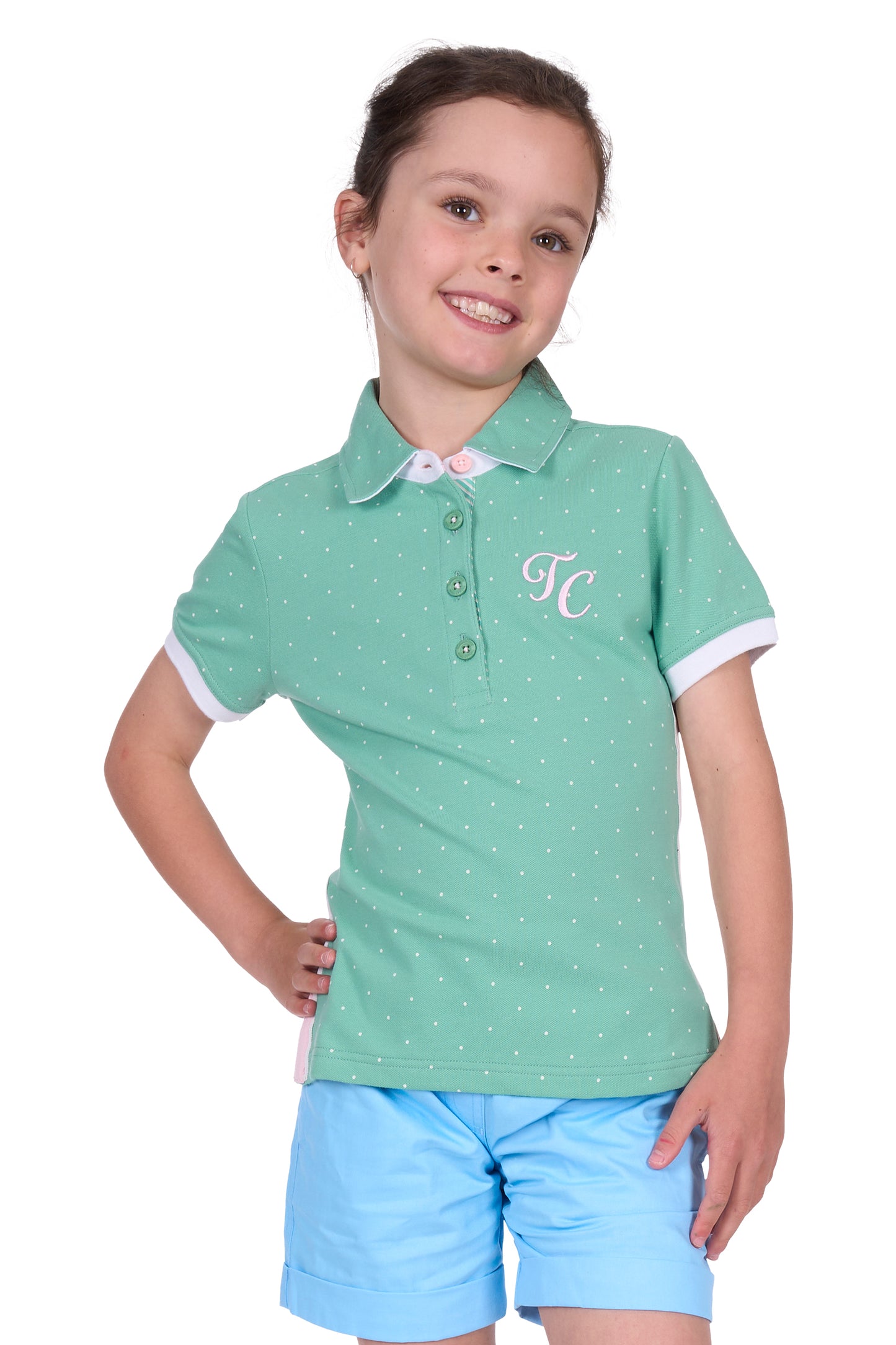 Thomas Cook Girl’s Stacie Short Sleeve Polo