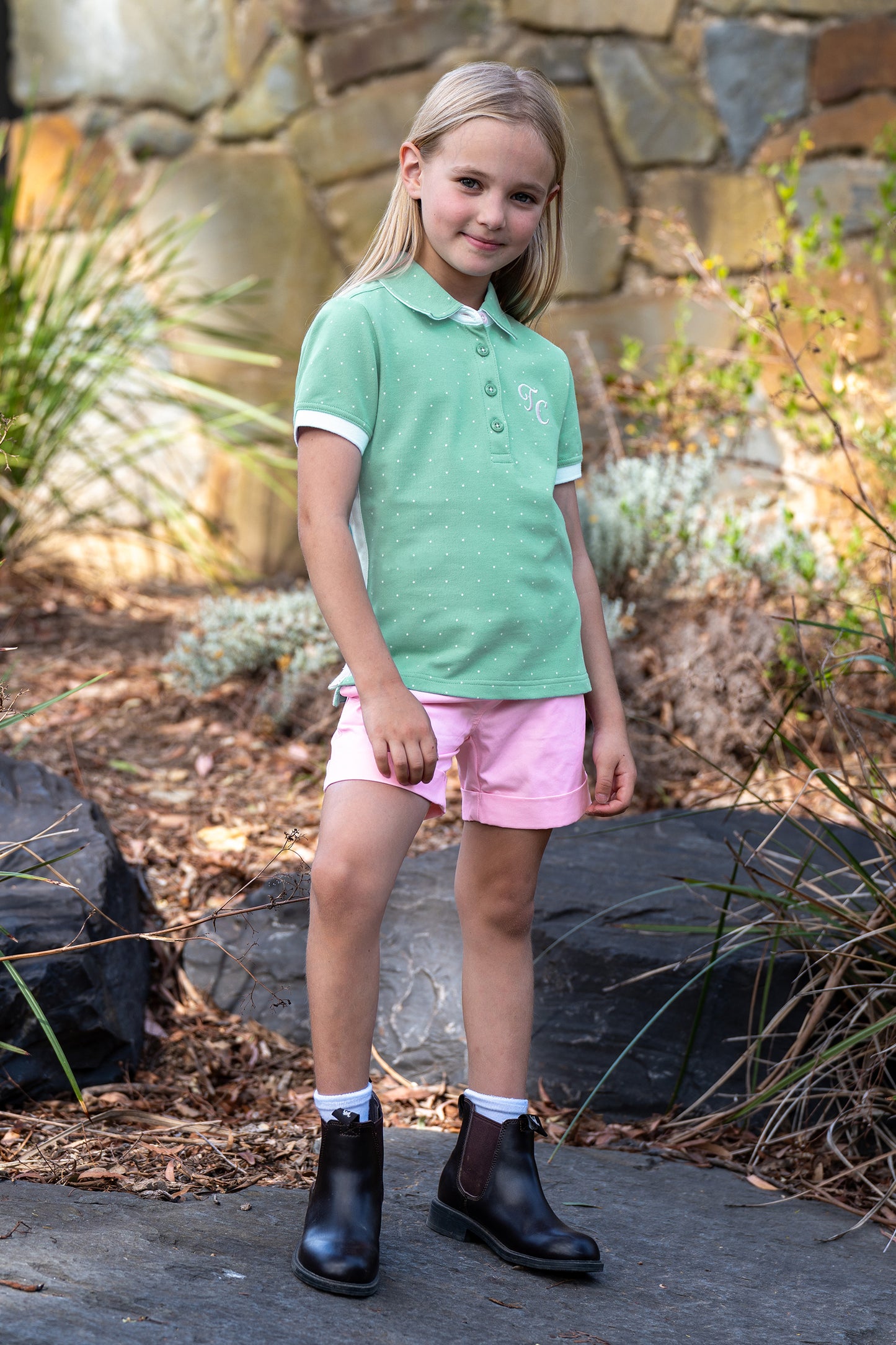 Thomas Cook Girl’s Stacie Short Sleeve Polo