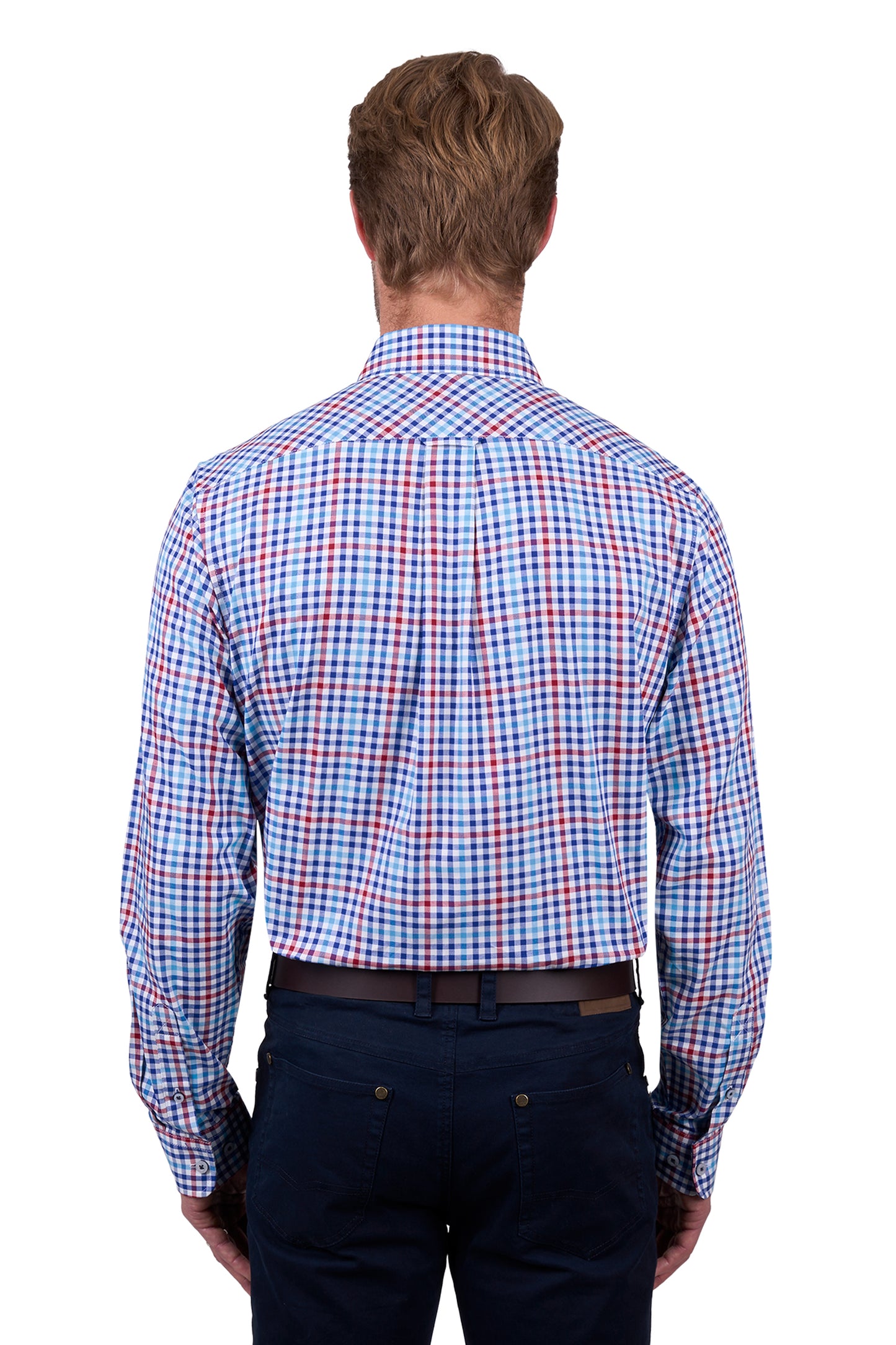 Thomas Cook Men’s Fred Check 2-Pocket Long Sleeve Shirt