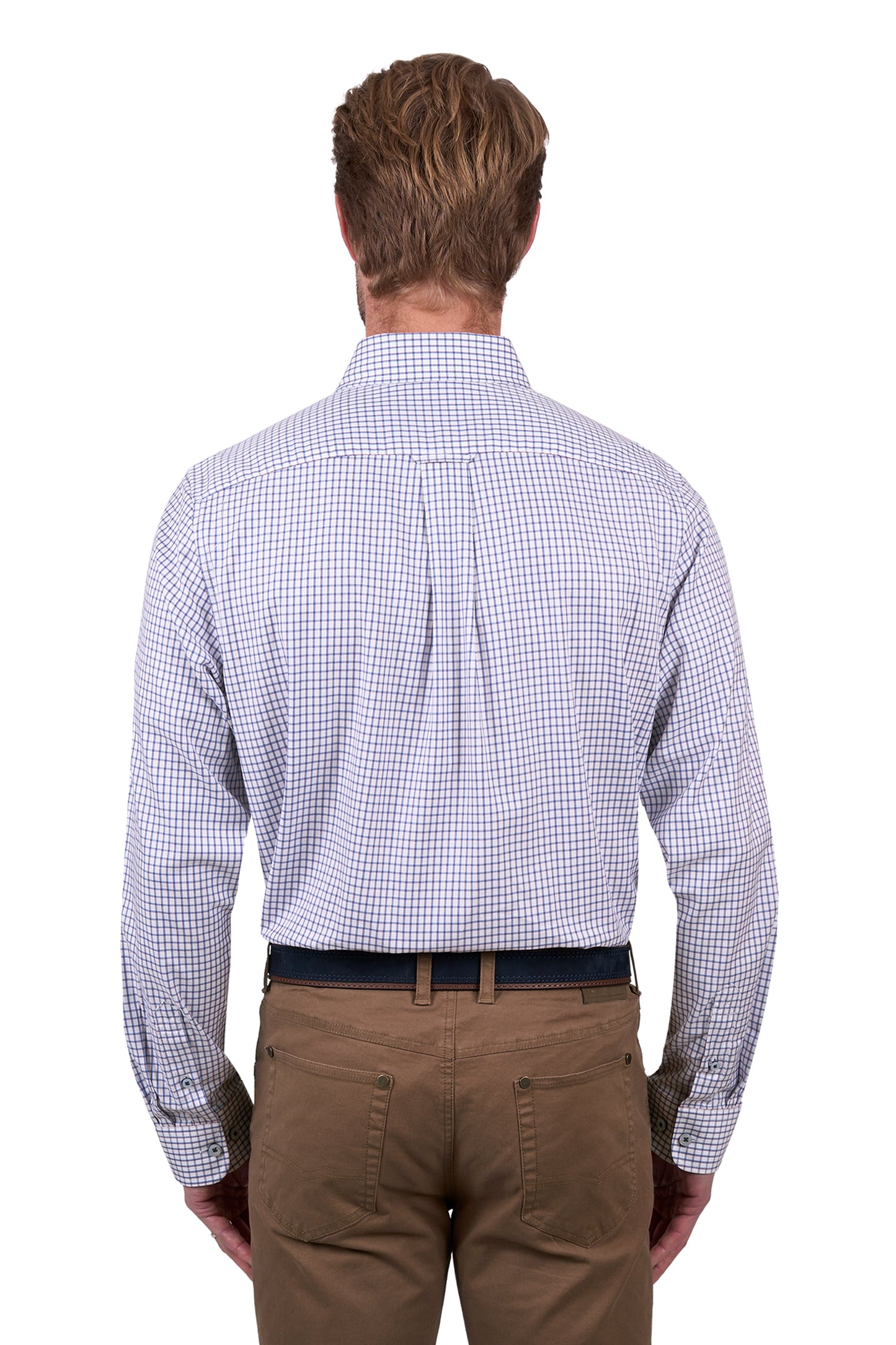 Thomas Cook Men’s Hawk Check 1-Pocket Long Sleeve Shirt
