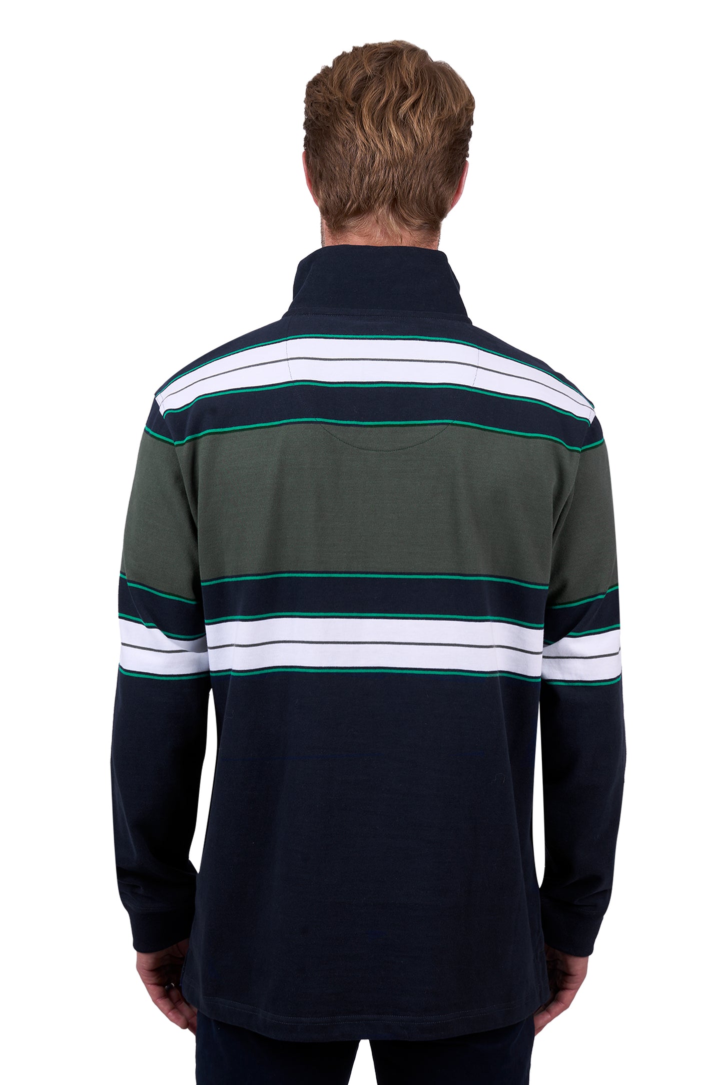 Thomas Cook Men’s Lucas 1/4 Zip Stripe Rugby