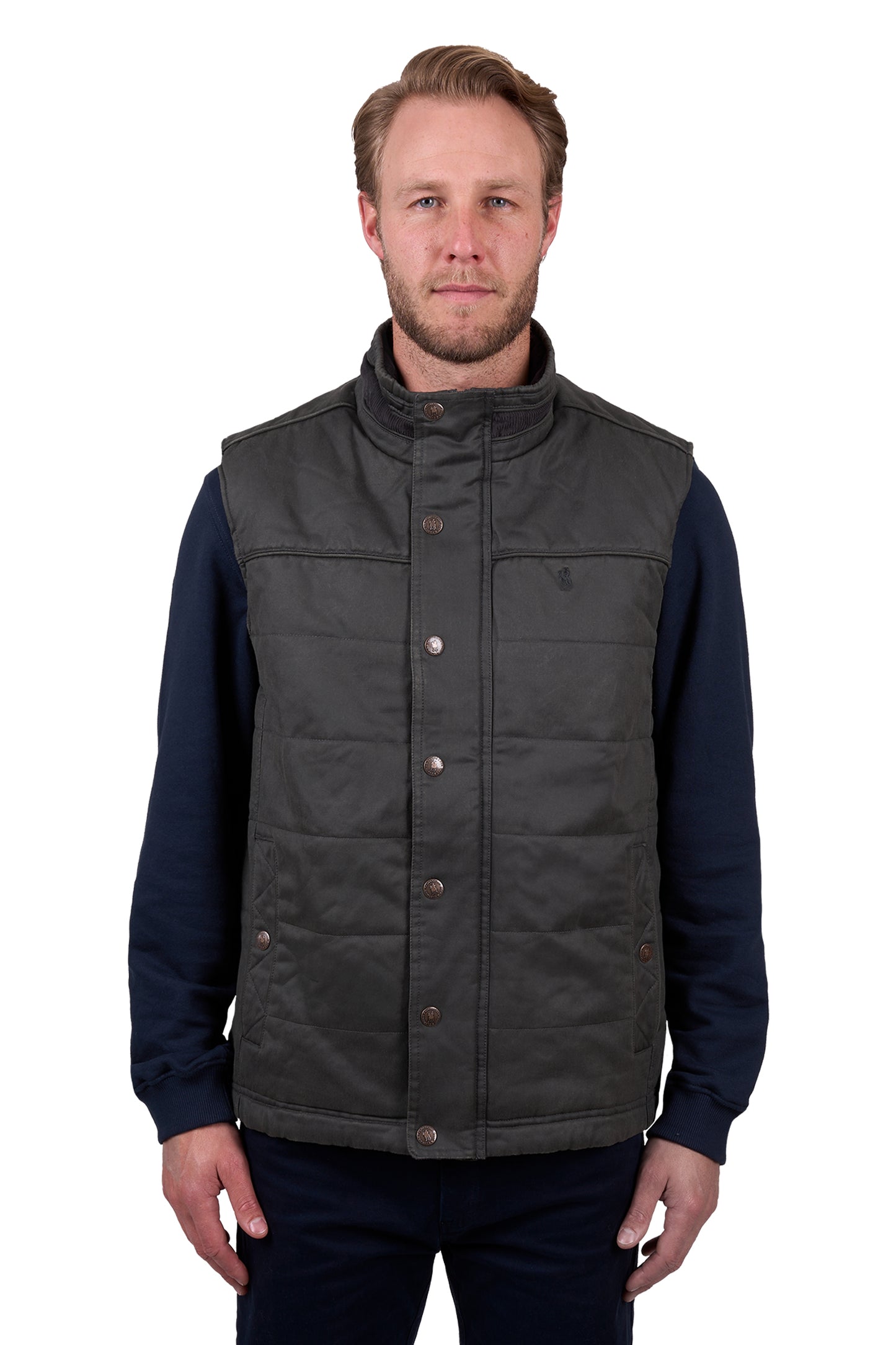 Thomas Cook Men’s Will Faux Oilskin Vest