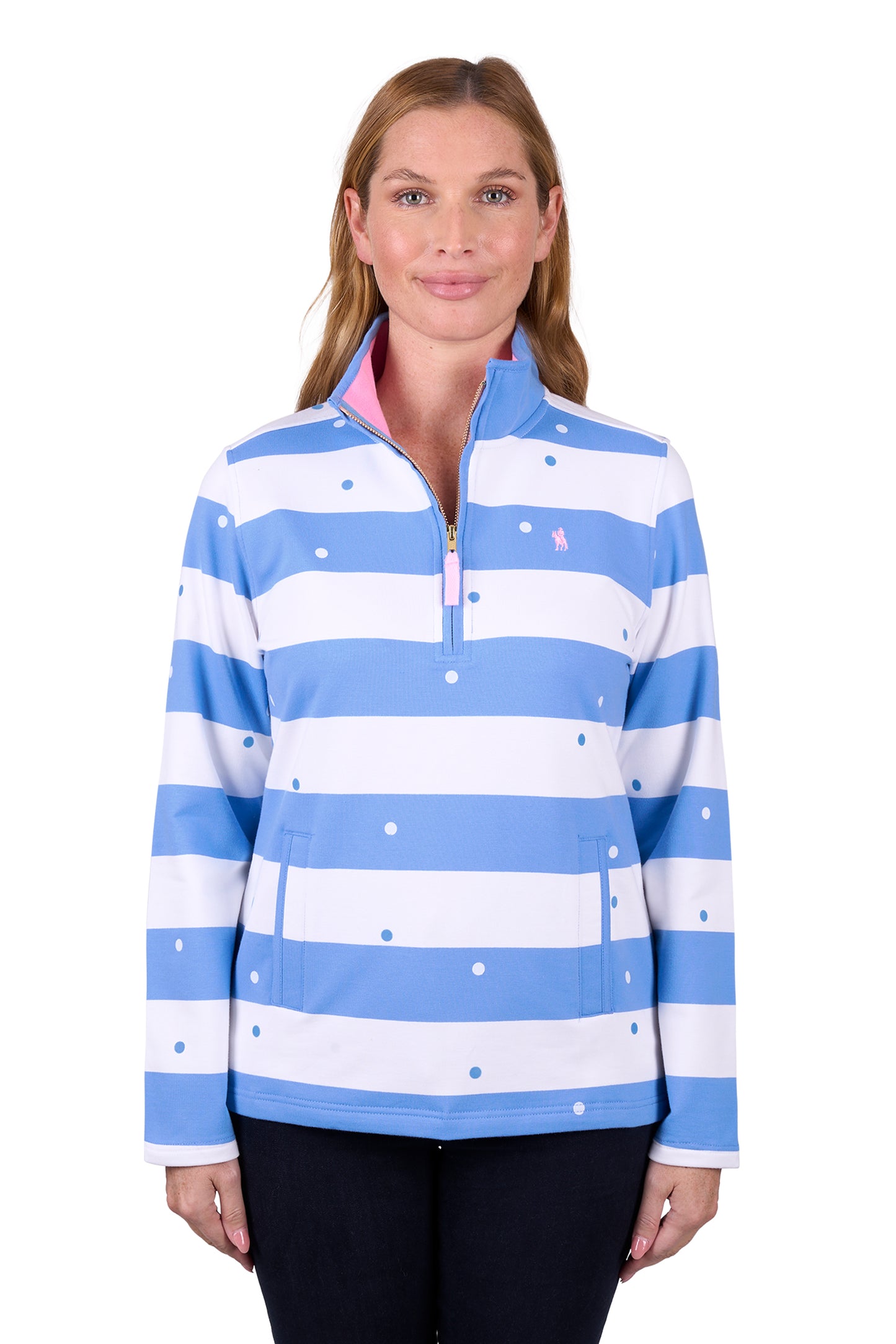 Thomas Cook Women’s Eden 1/4 Zip Stripe Rugby
