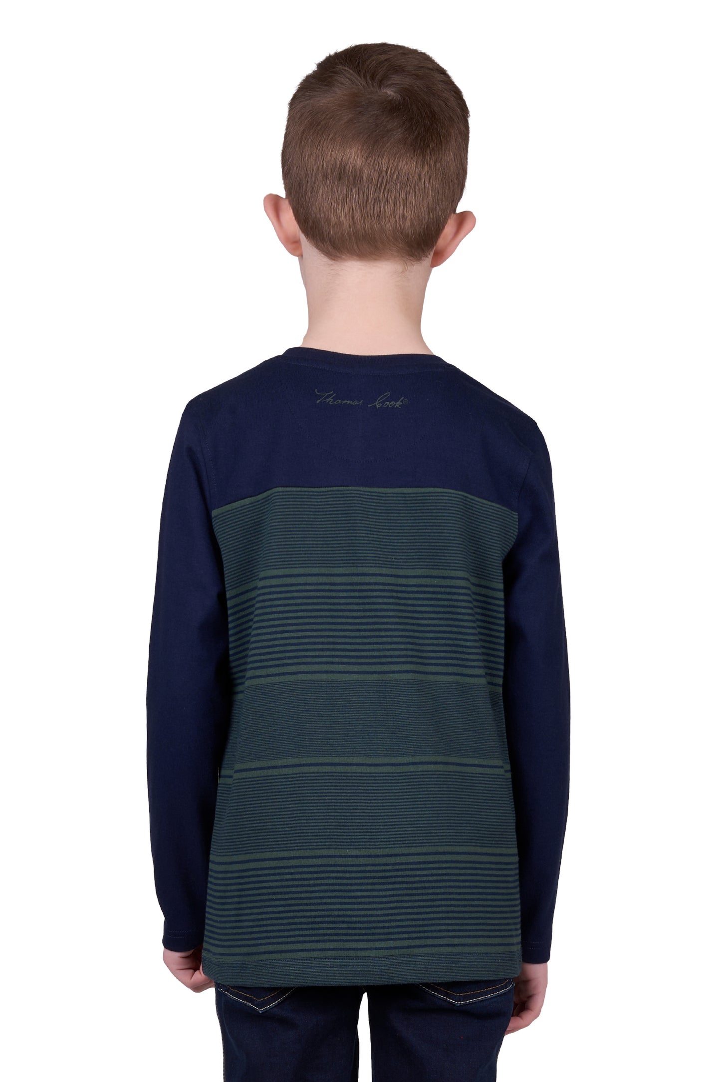 Thomas Cook Boy’s Benny Henley 1-Pocket Long Sleeve Tee
