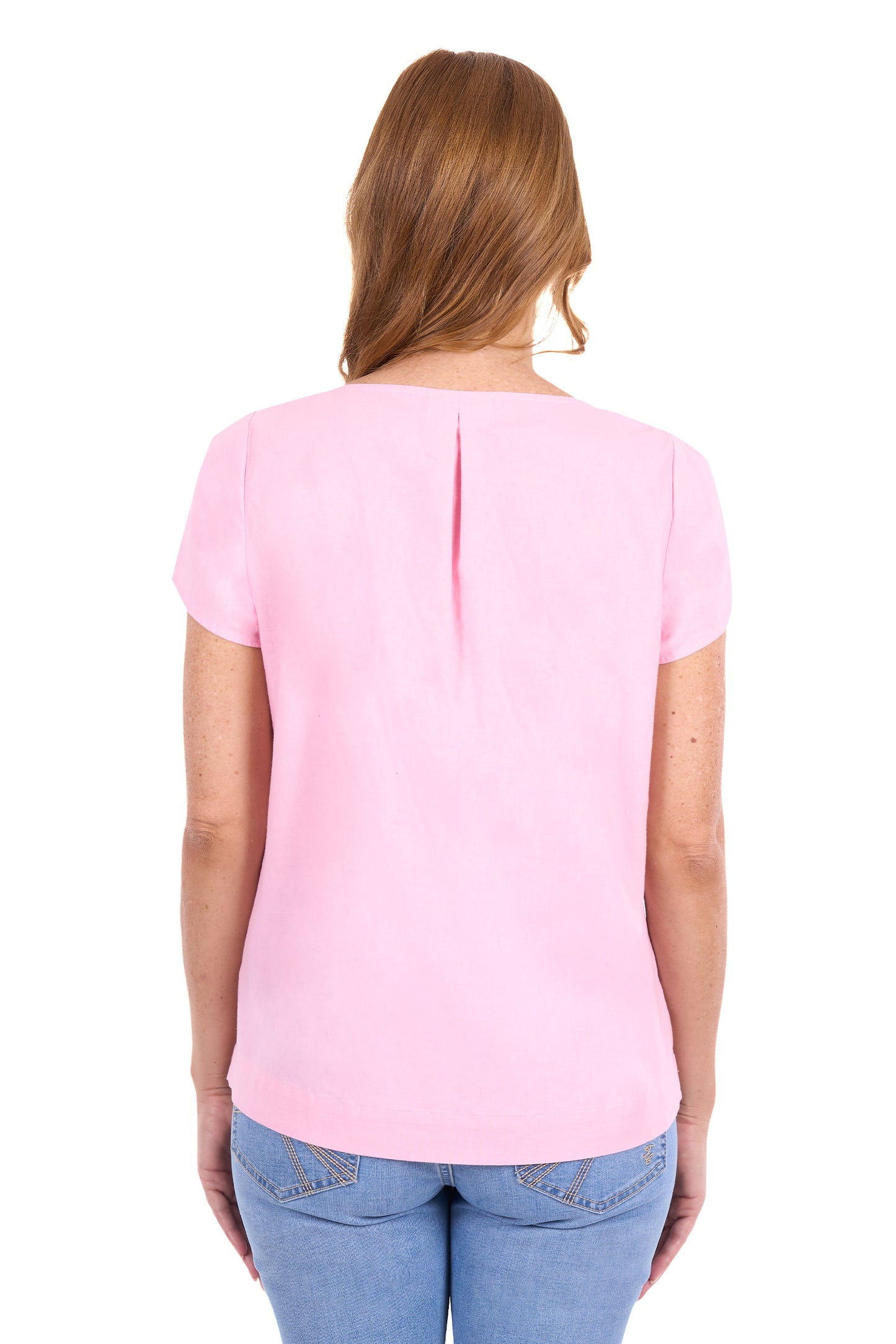 Thomas Cook Women’s Sadie Linen Top - Rose Pink