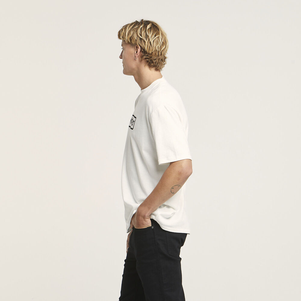 Wrangler Classics Border T-shirt - Vintage White