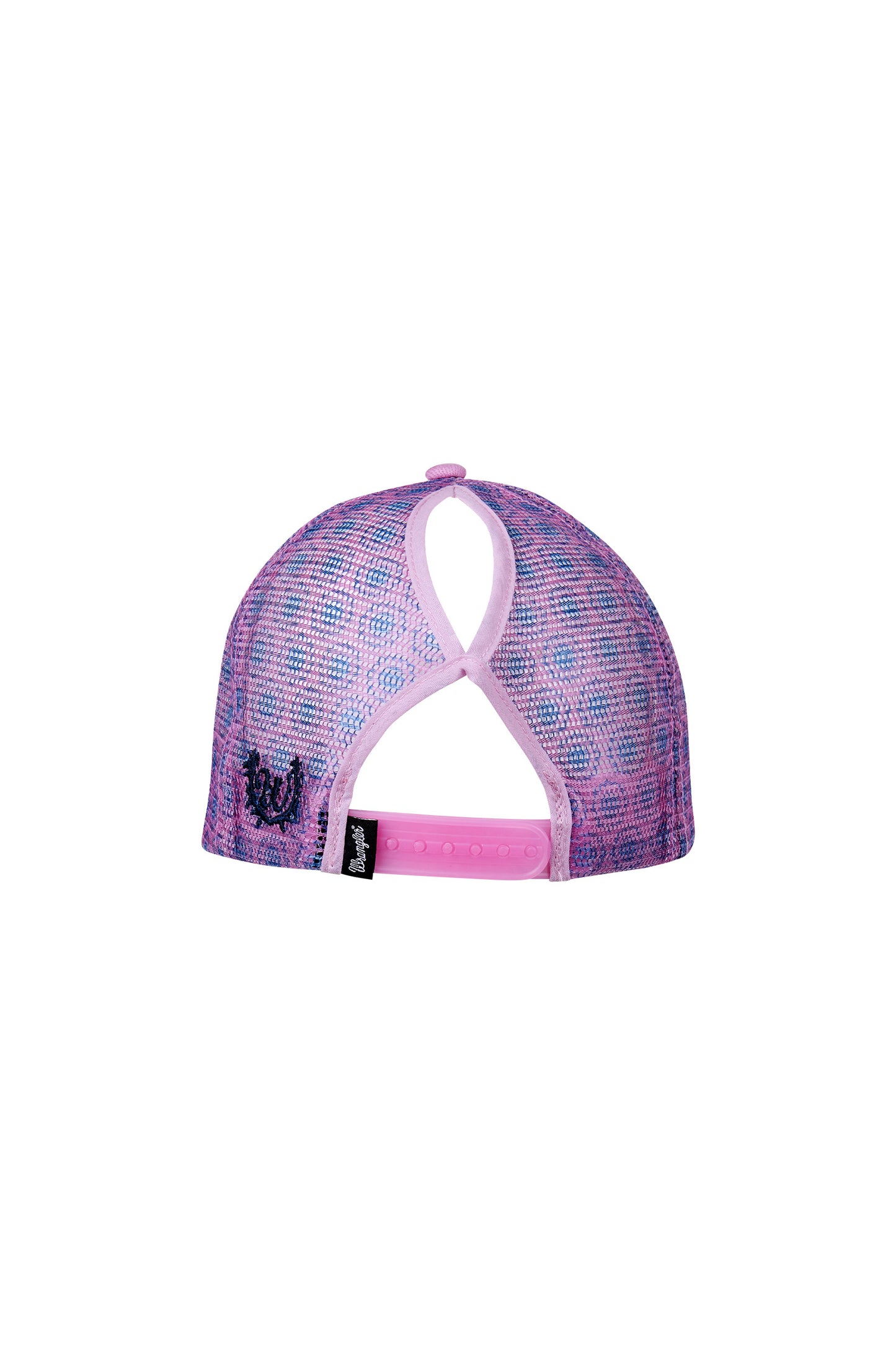 Wrangler Womens Krista High Profile Ponytail Trucker Cap