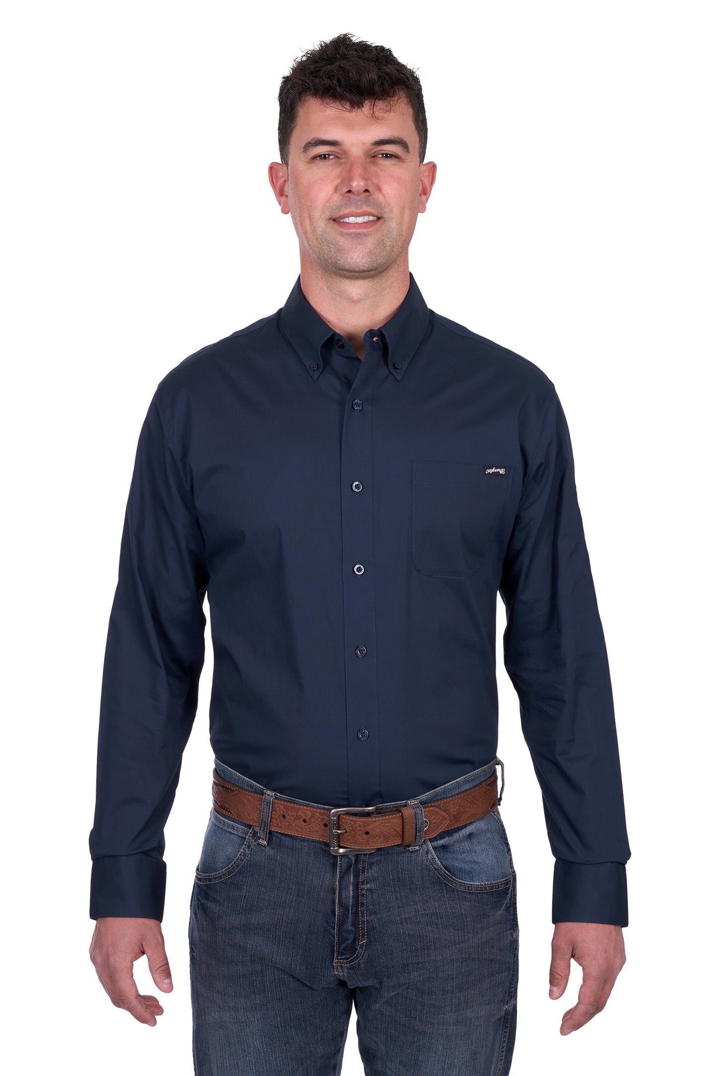 Wrangler Men’s Brad Button Down Long Sleeve Shirt