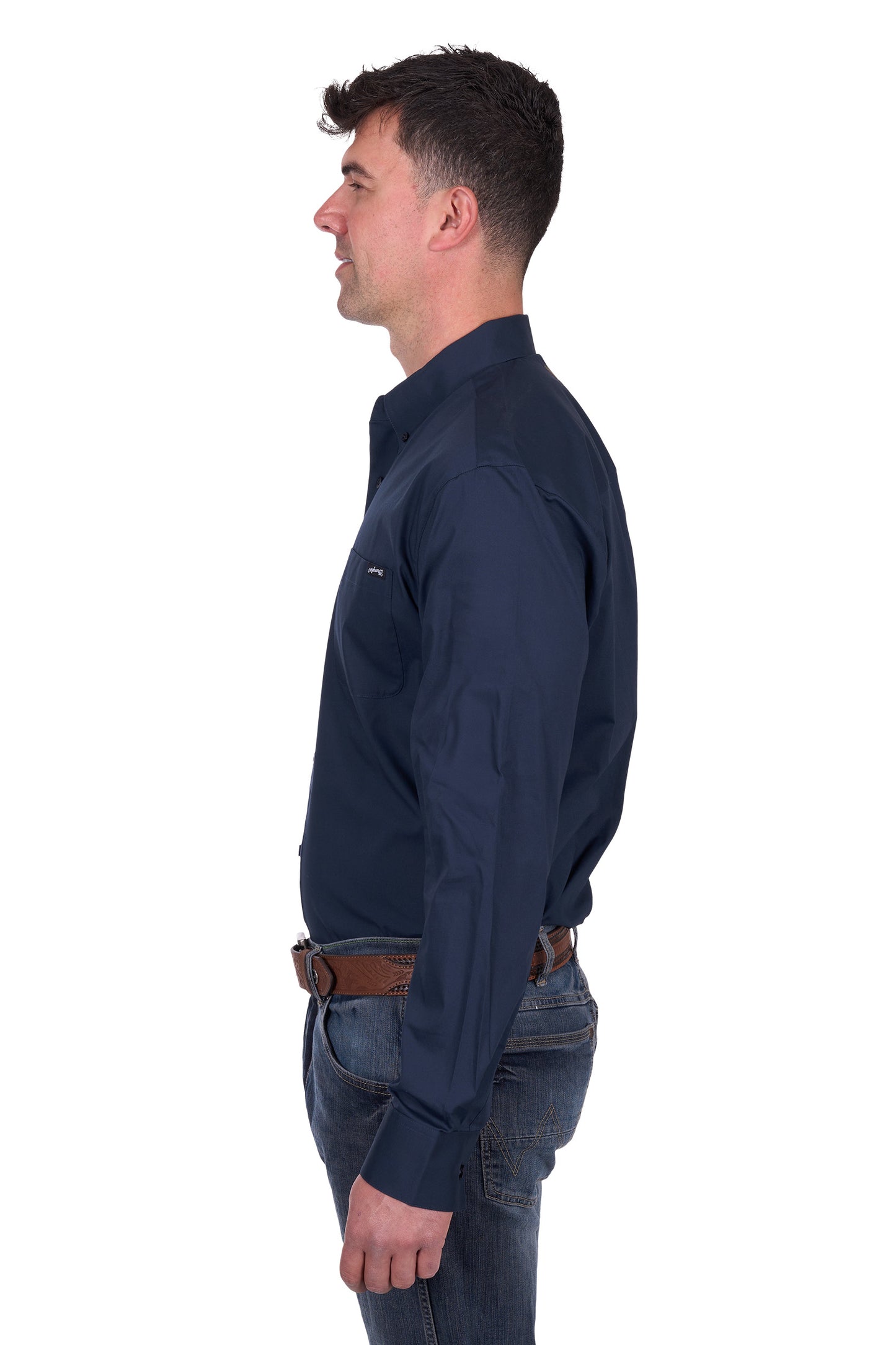 Wrangler Men’s Brad Button Down Long Sleeve Shirt