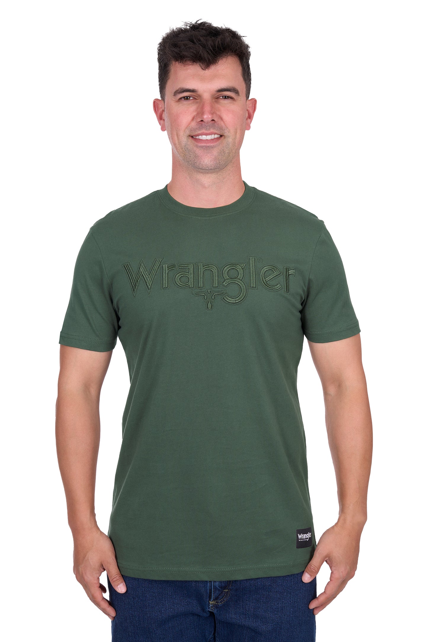 Wrangler Men’s Chase Short Sleeve Tee - Cypress