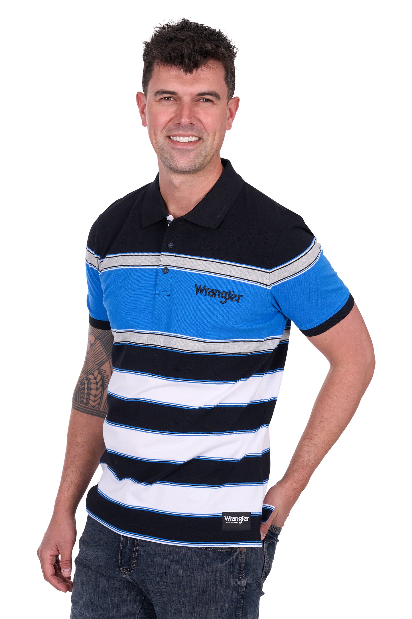 Wrangler Men’s Lawrie Short Sleeve Polo