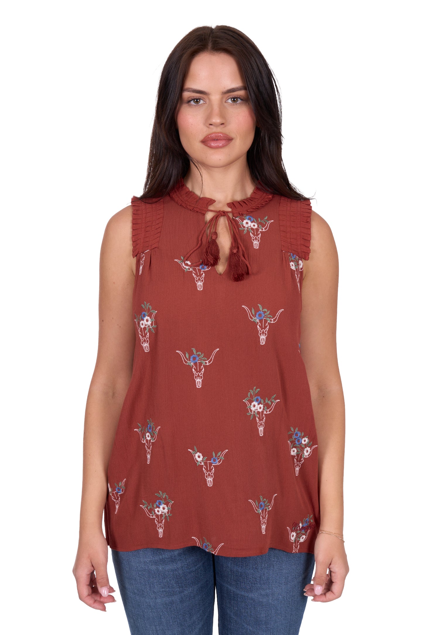 Wrangler Women’s Krissy Sleeveless Blouse