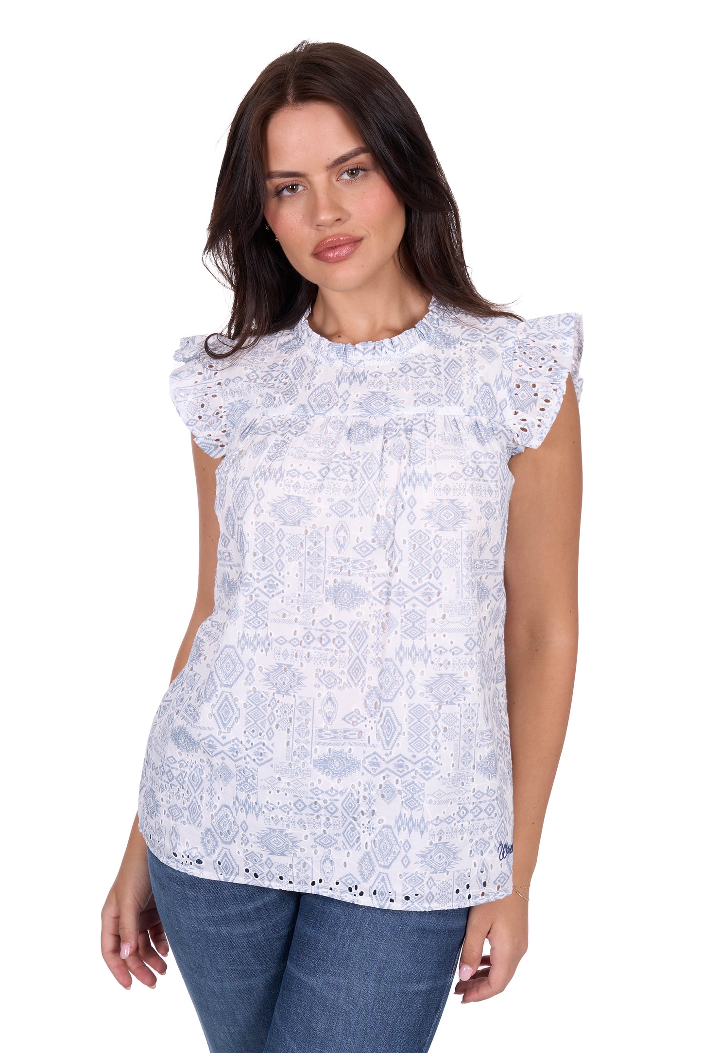 Wrangler Women’s Harlow Sleeveless Blouse
