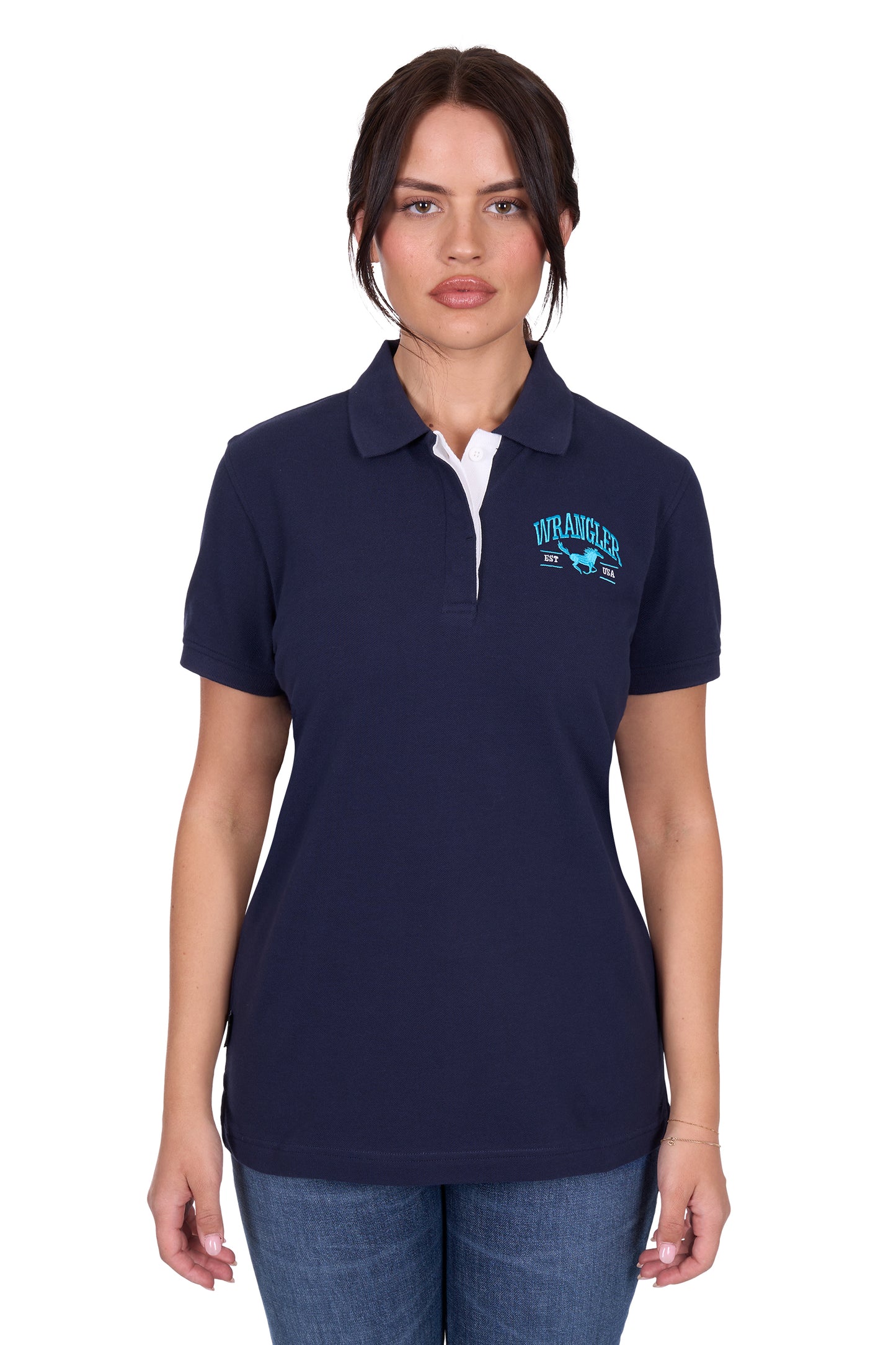 Wrangler Women’s Eliza Short Sleeve Polo