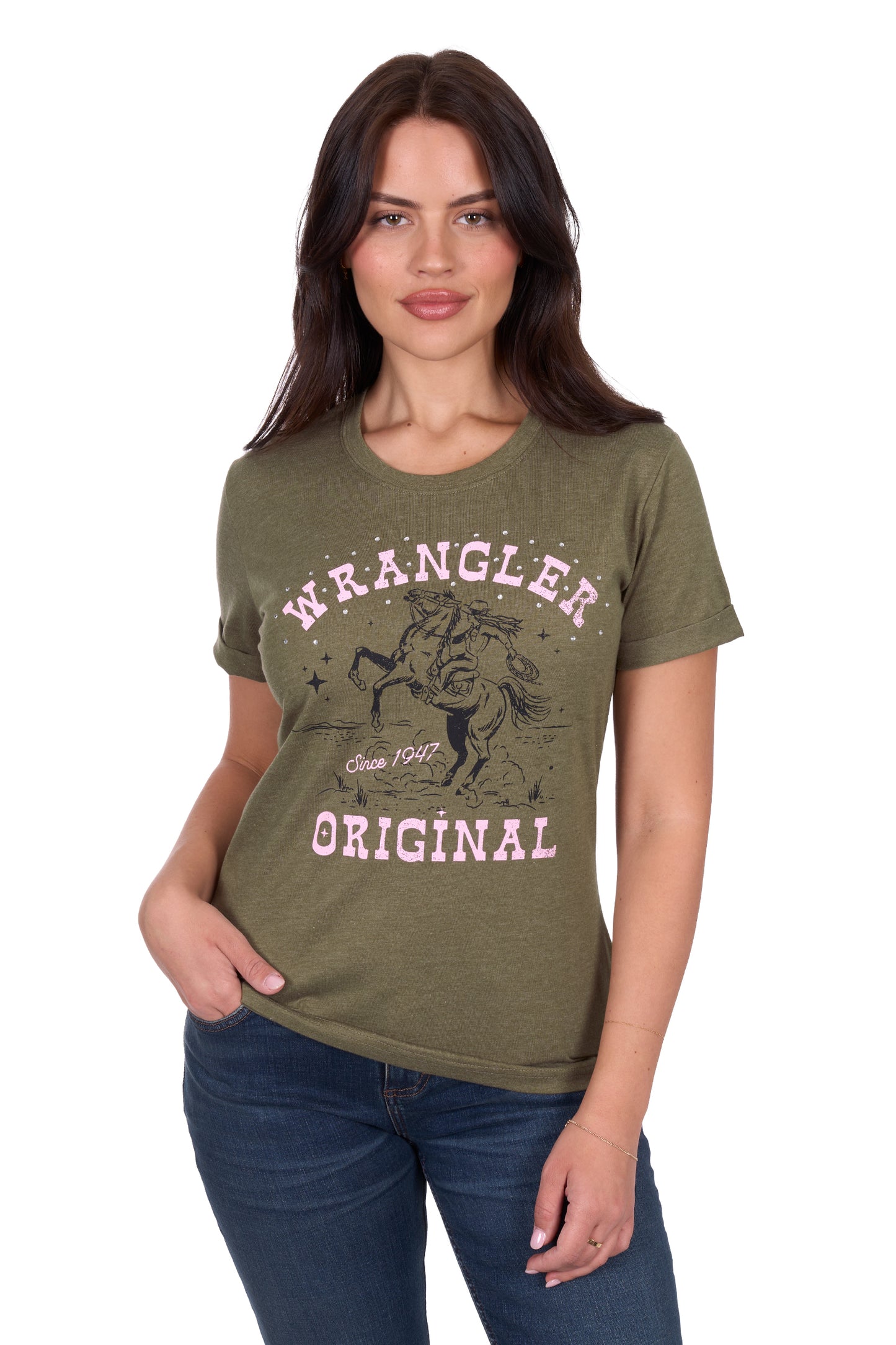 Wrangler Women’s Jenny Short Sleeve Tee