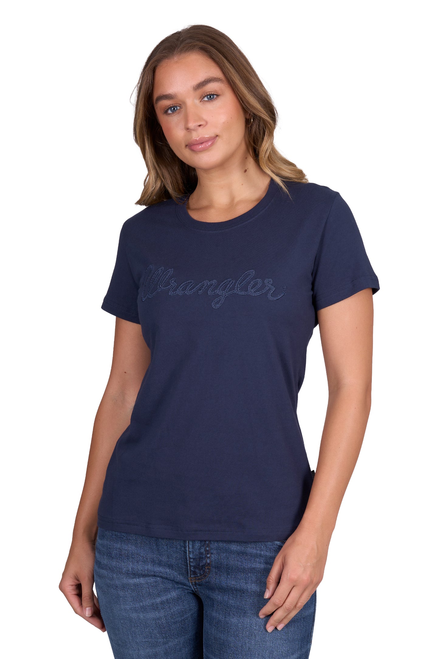 Wrangler Women’s Texas Short Sleeve Tee - Navy