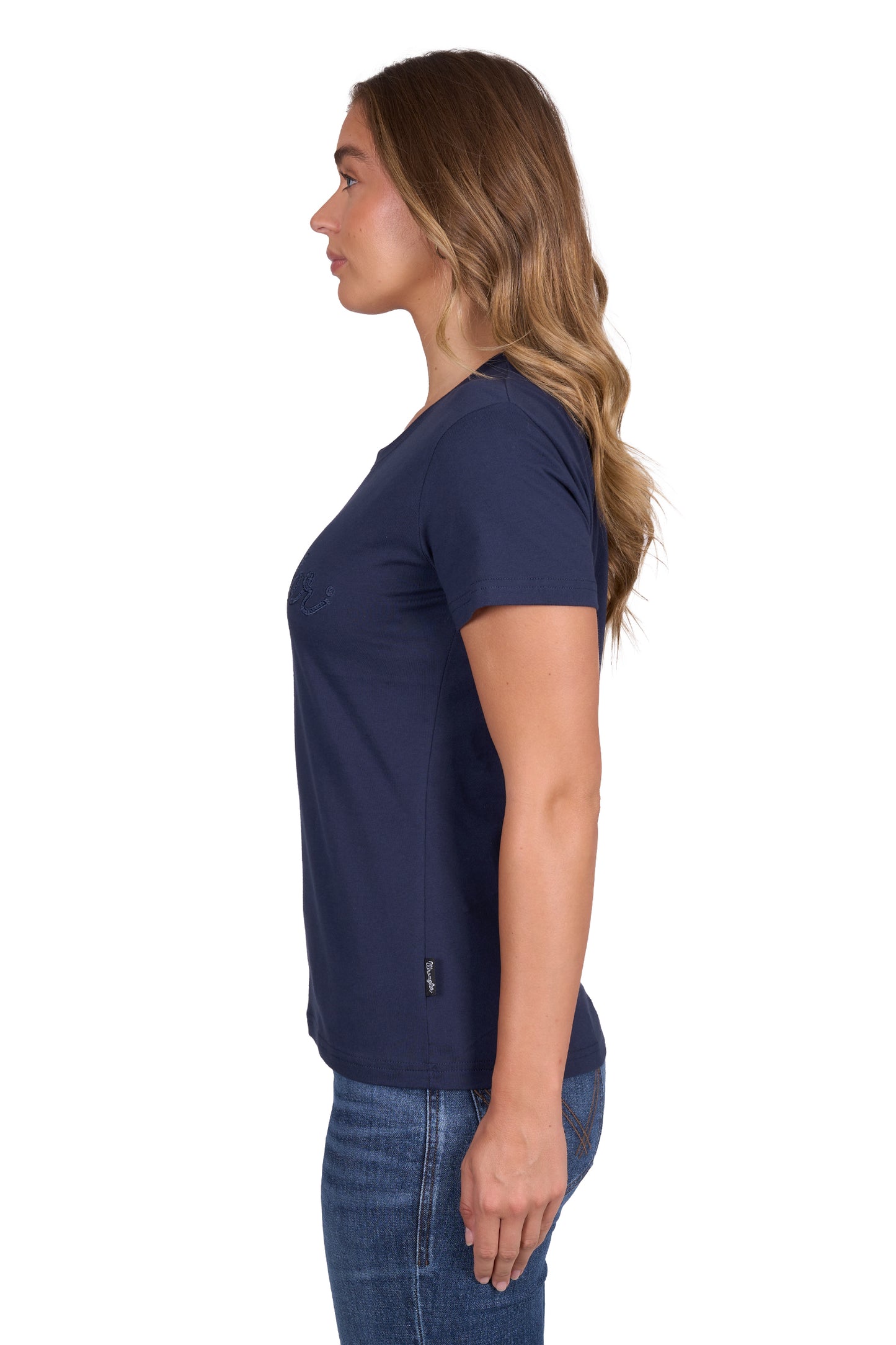 Wrangler Women’s Texas Short Sleeve Tee - Navy