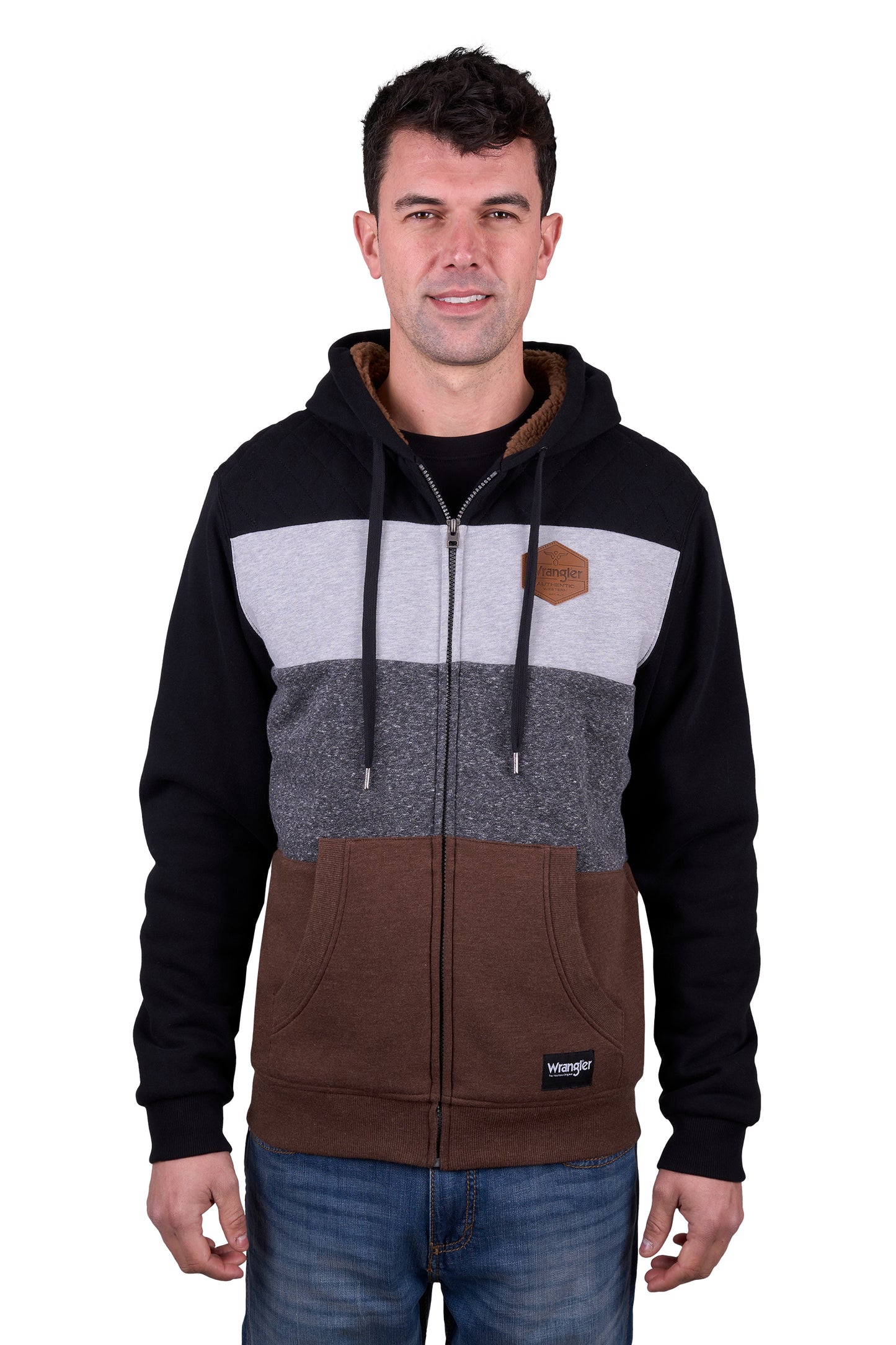Wrangler Men’s Eric Zip Through Hoodie