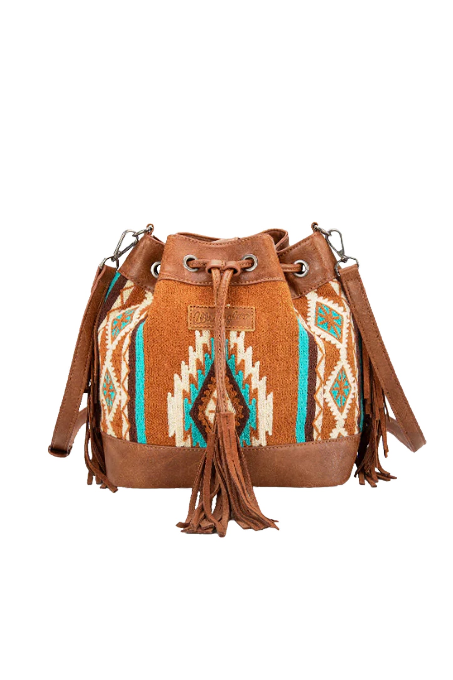 Wrangler Maya Aztec Bucket Bag - Tan