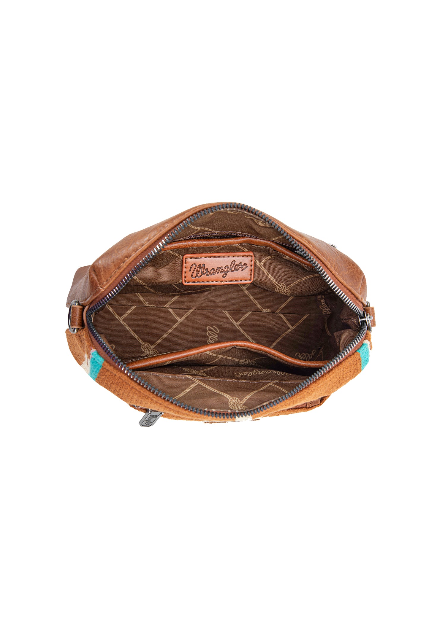 Wrangler Maya Aztec Crossbody Bag - Tan