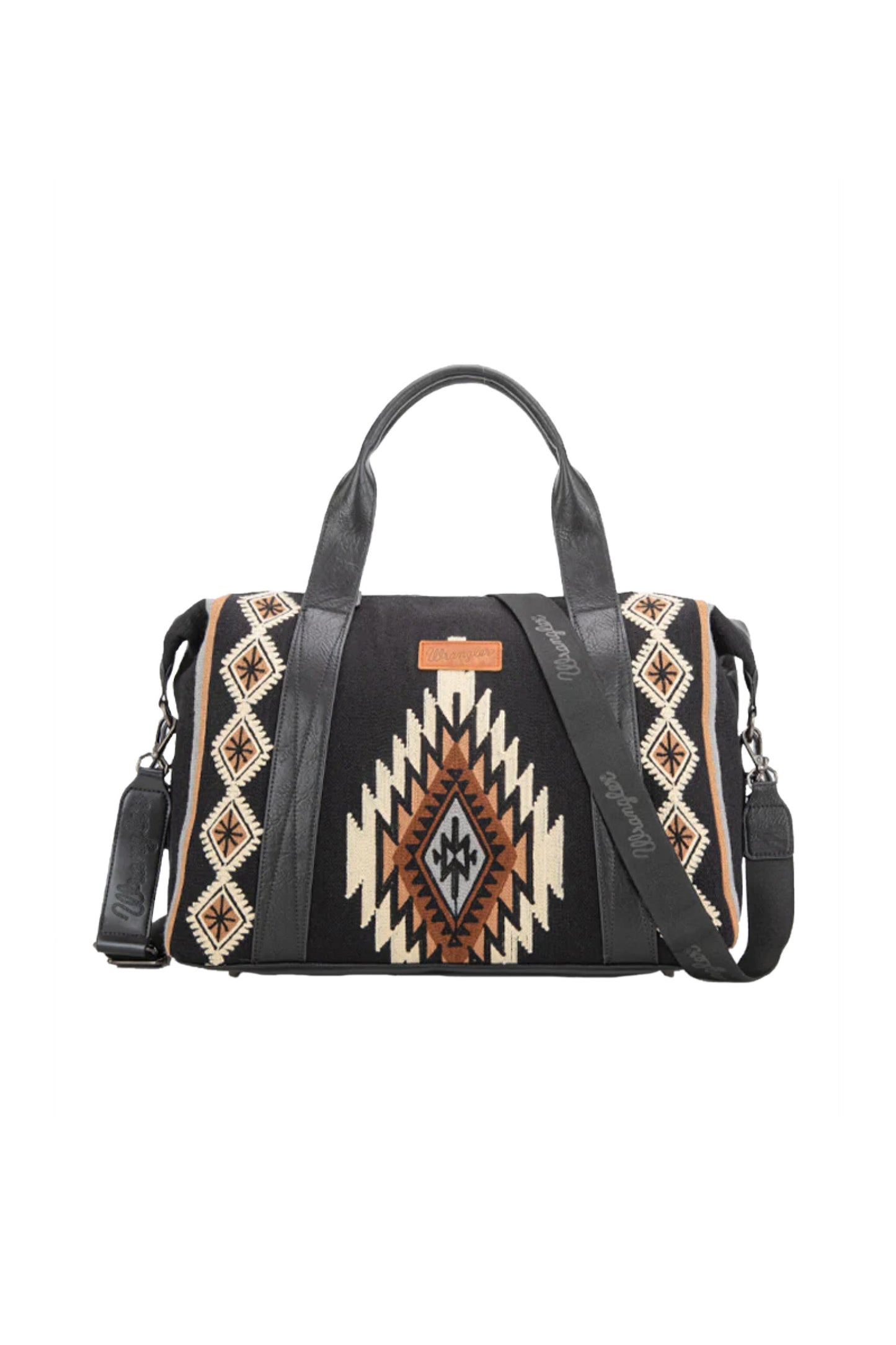 Wrangler Maya Aztec Duffle Bag - Black