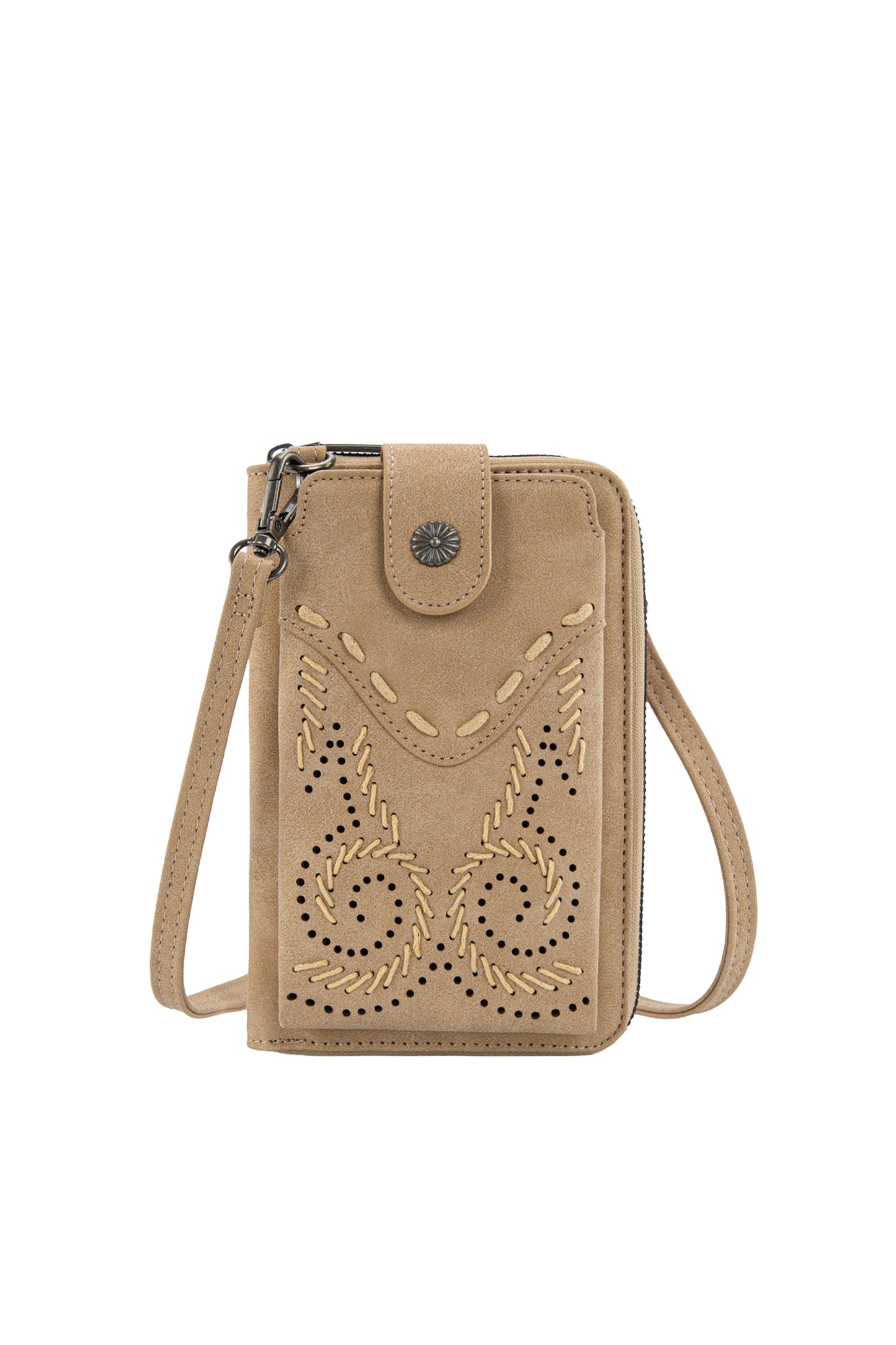 Wrangler Swirl Phone Wallet - Natural