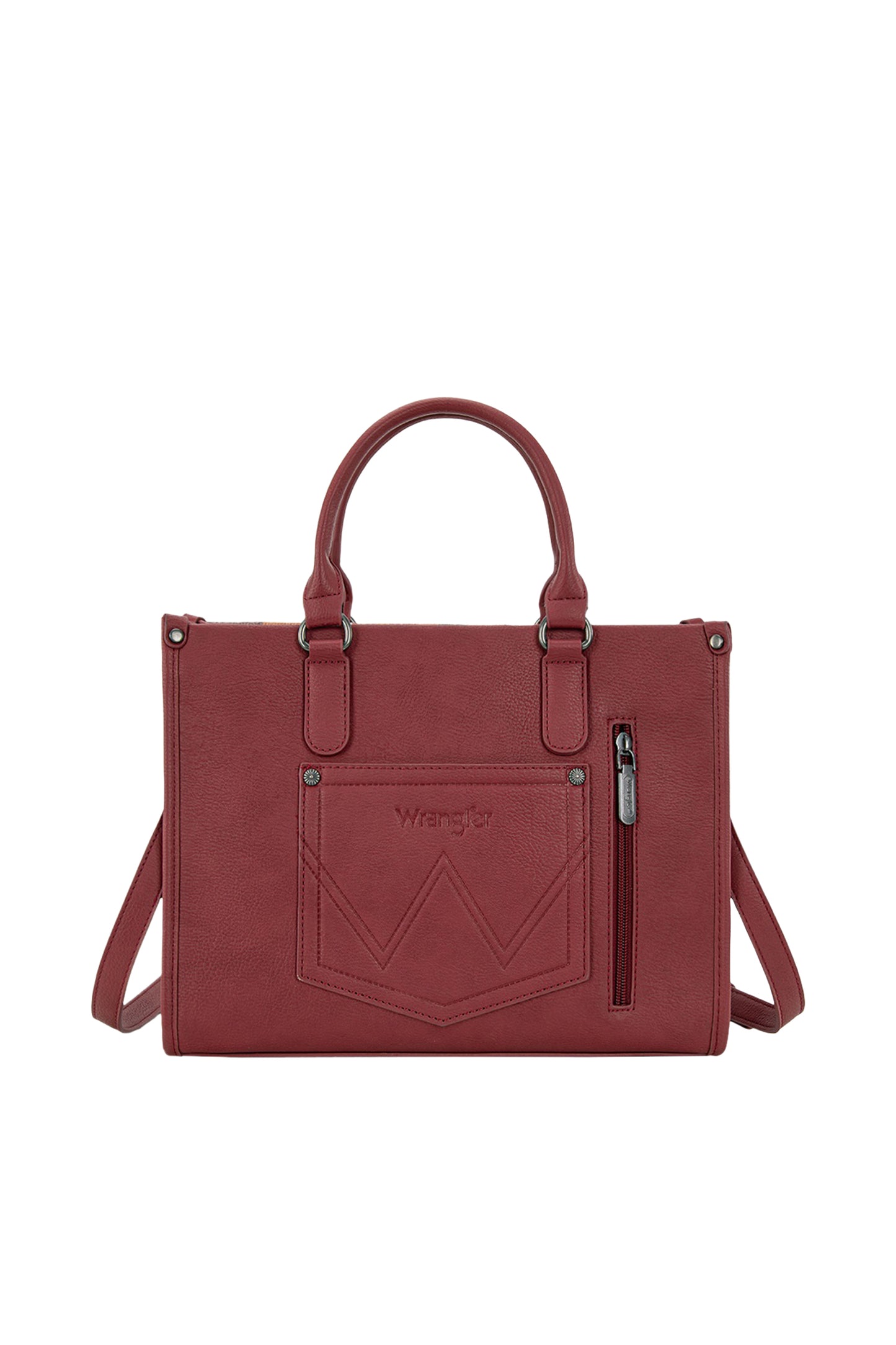 Wrangler Cilia Crossbody Tote Bag - Burgundy
