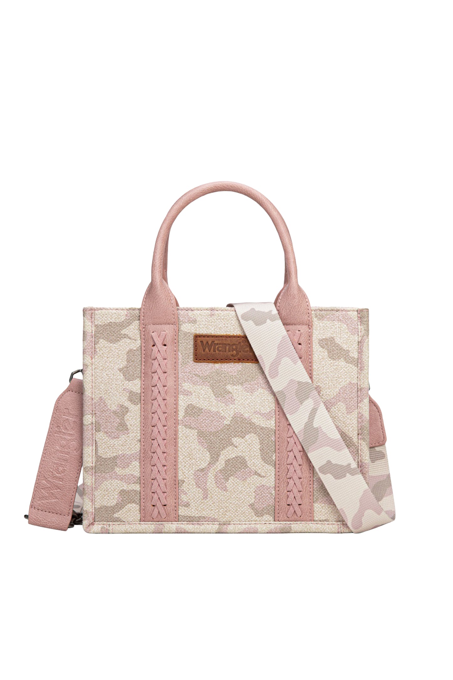 Wrangler Camo Print Crossbody Bag - Pink