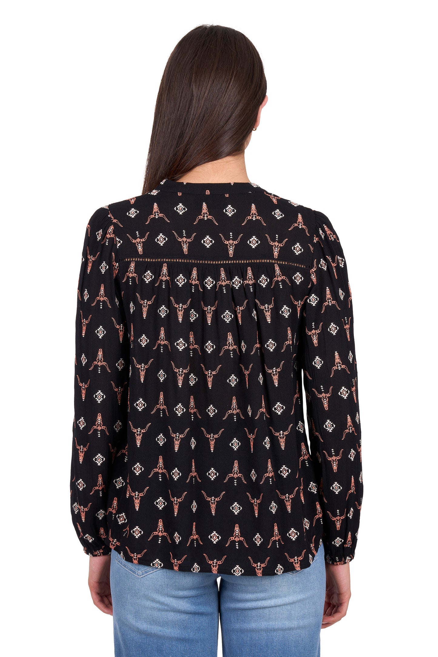 Wrangler Women’s Lucille Long Sleeve Blouse