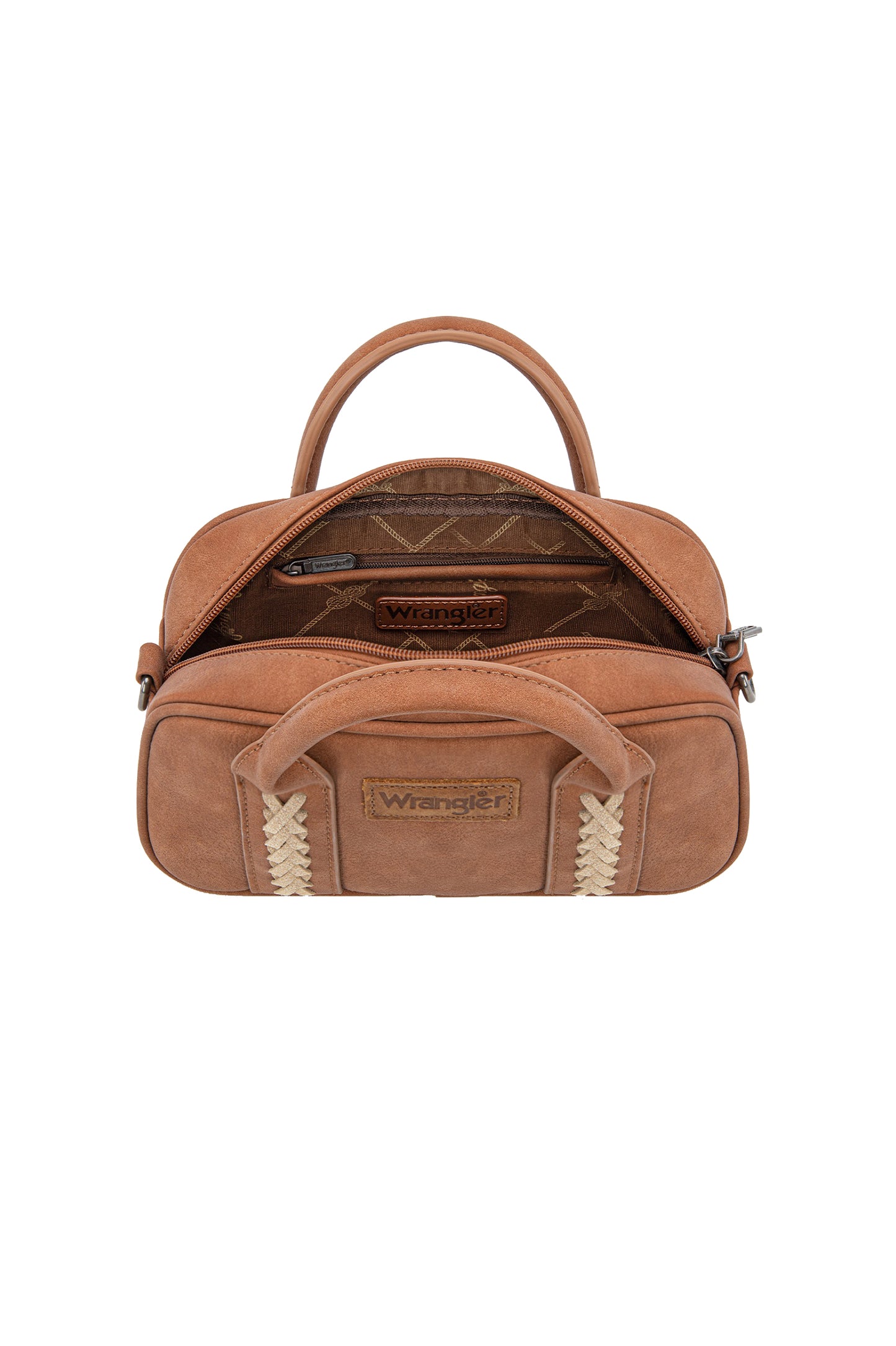 Wrangler Mini Whipstitch Crossbody Bag - Tan