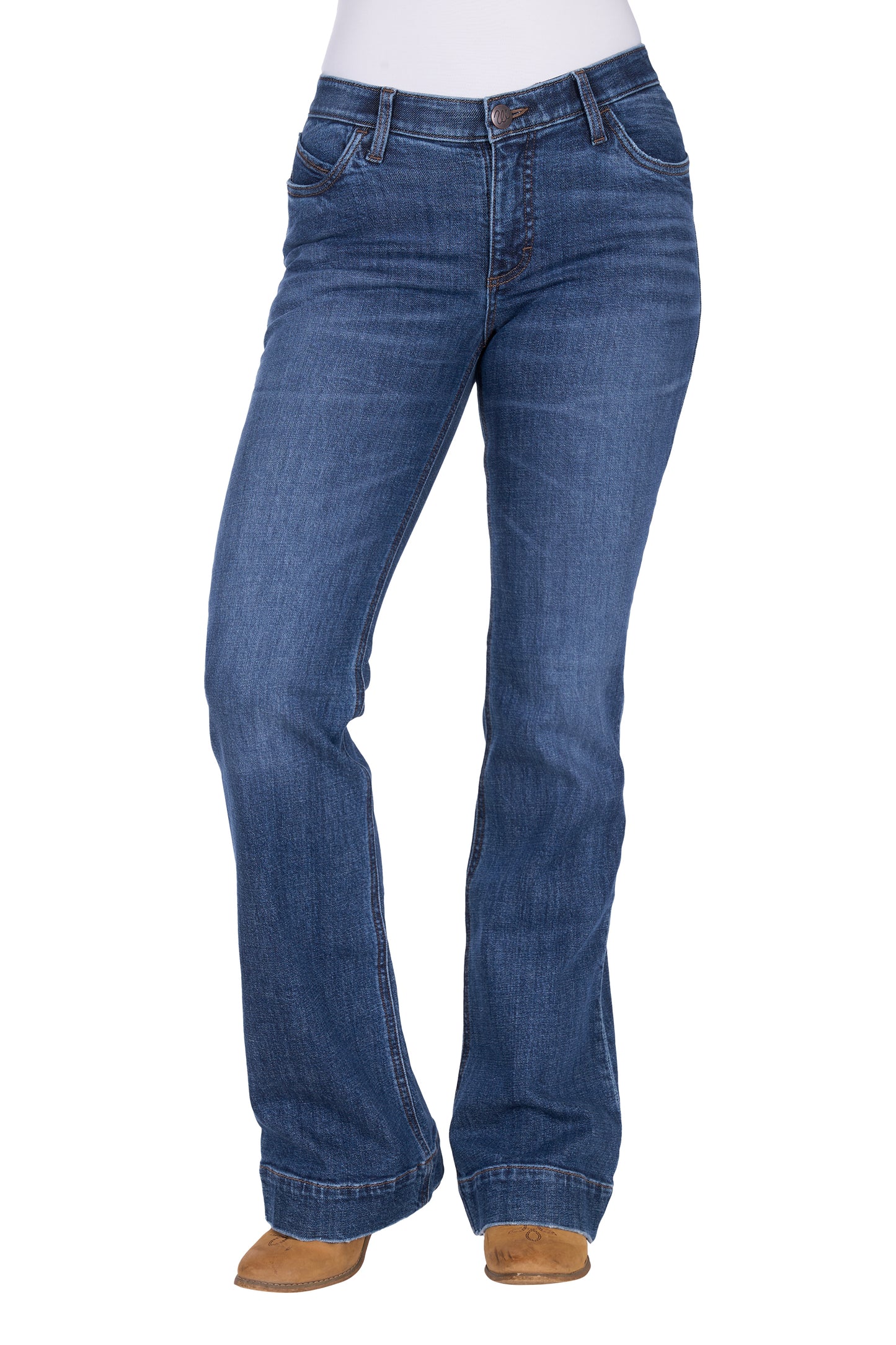 Wrangler Women’s Luna Trouser Jean - Willow - 34” Leg