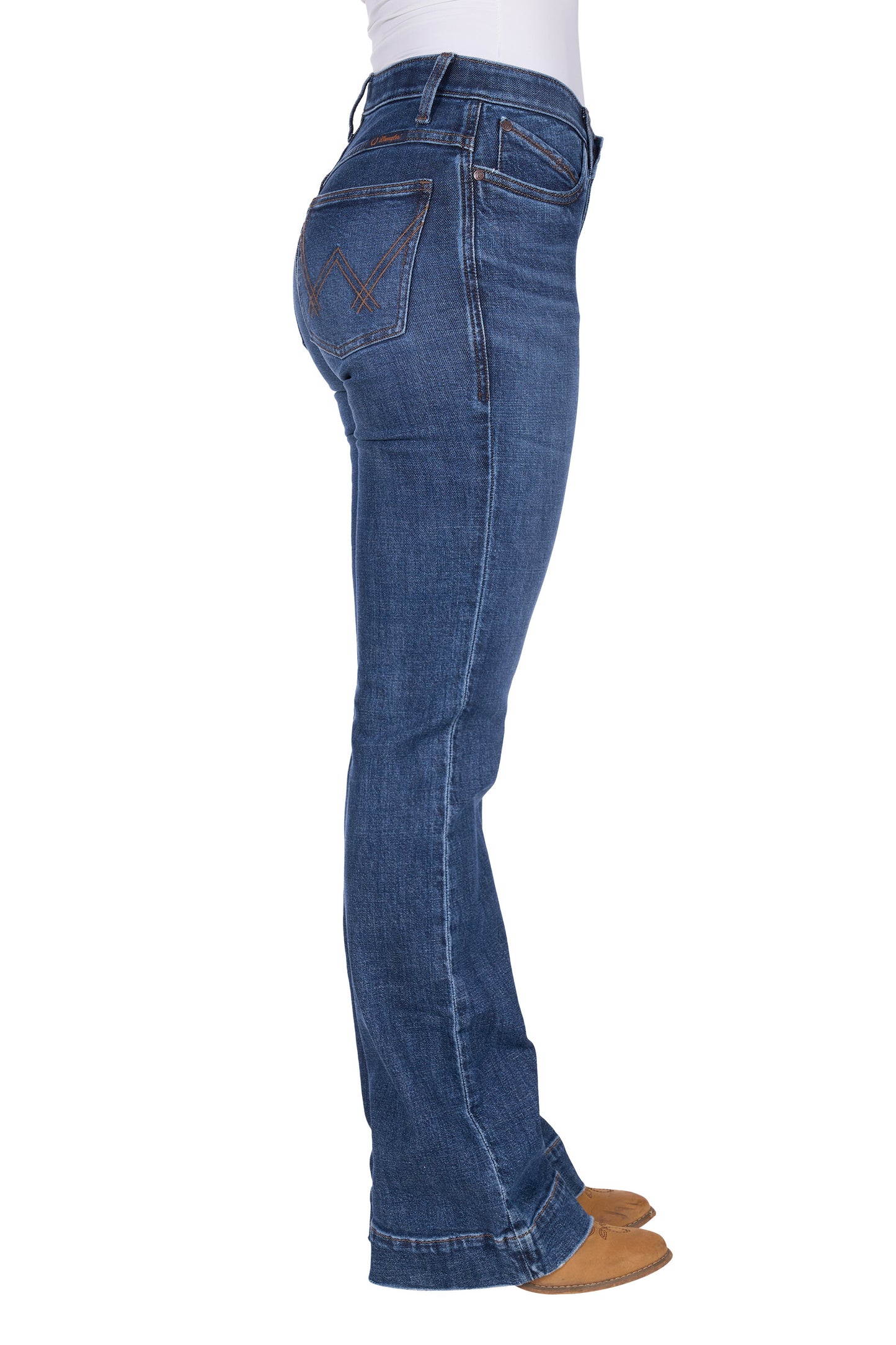 Wrangler Women’s Luna Trouser Jean - Willow - 34” Leg