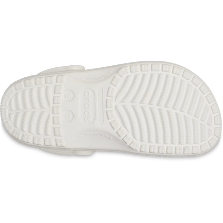 Crocs Unisex Classic Clog - Glitter White