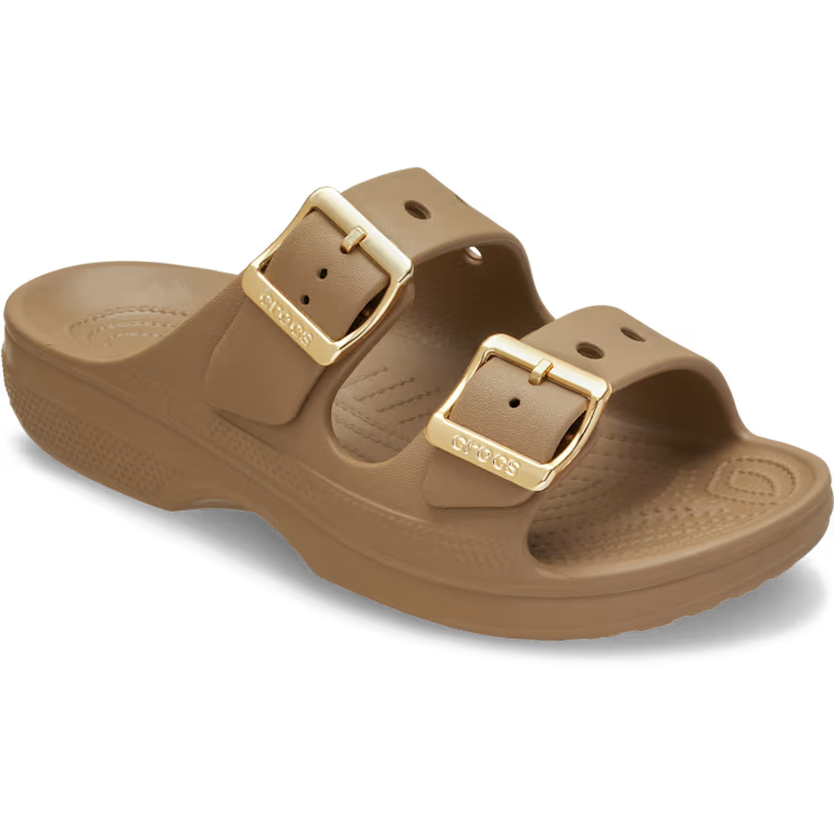 Crocs Saturday Metallic Buckle Sandal - Sepia