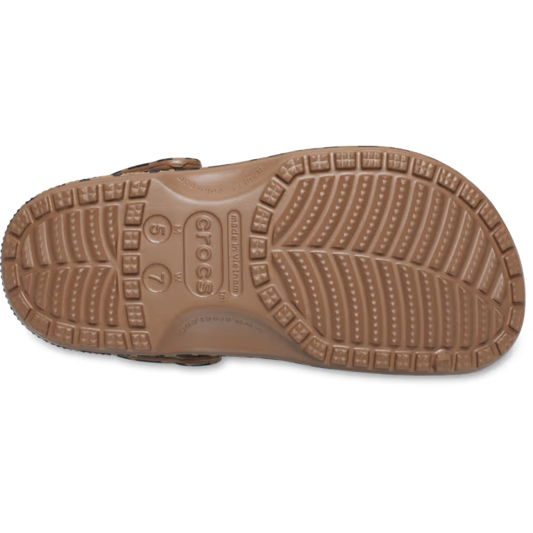 Crocs Classic Animal Clog - Sepia/ Leopard