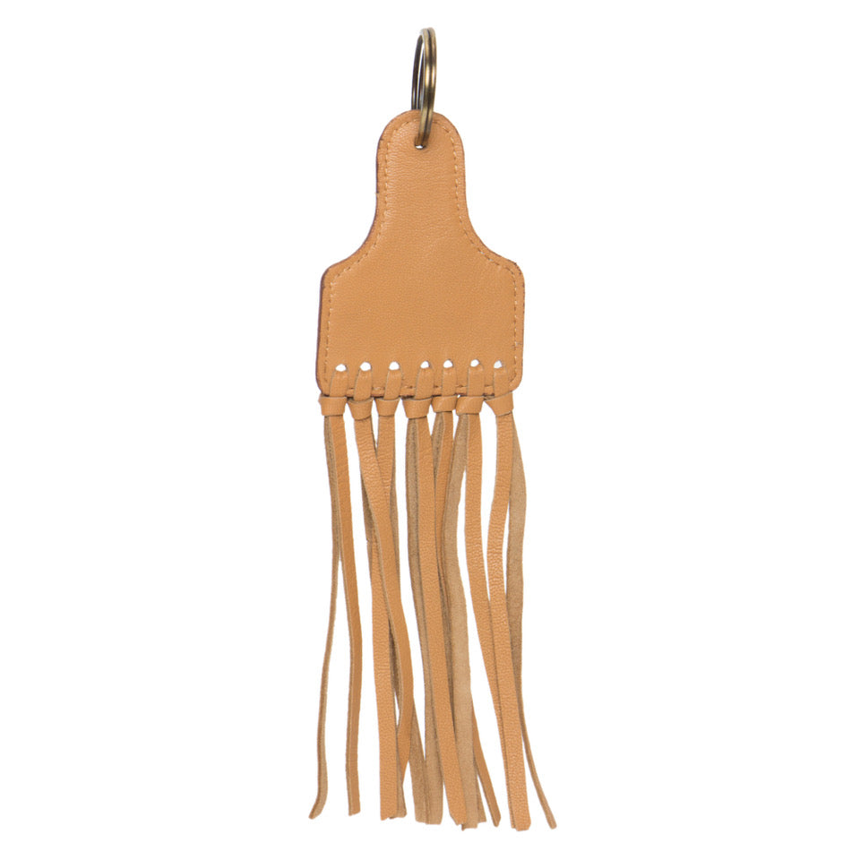 THE DESIGN EDGE TOOLED LEATHER KEY RING CA-06