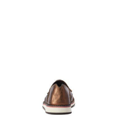 ARIAT WMNS CRUISER METALLIC BRONZE/PINK STEERHEAD PRINT